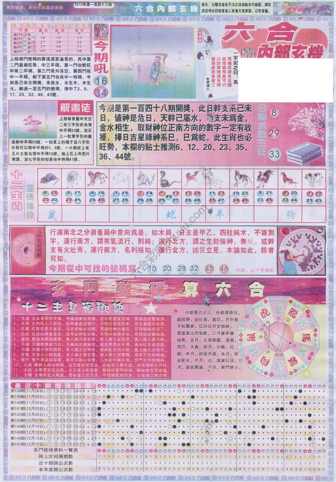 六合内部玄机