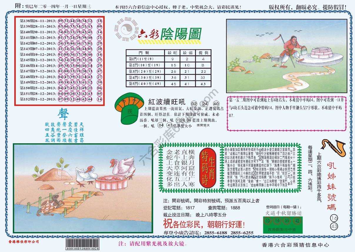 六彩阴阳图