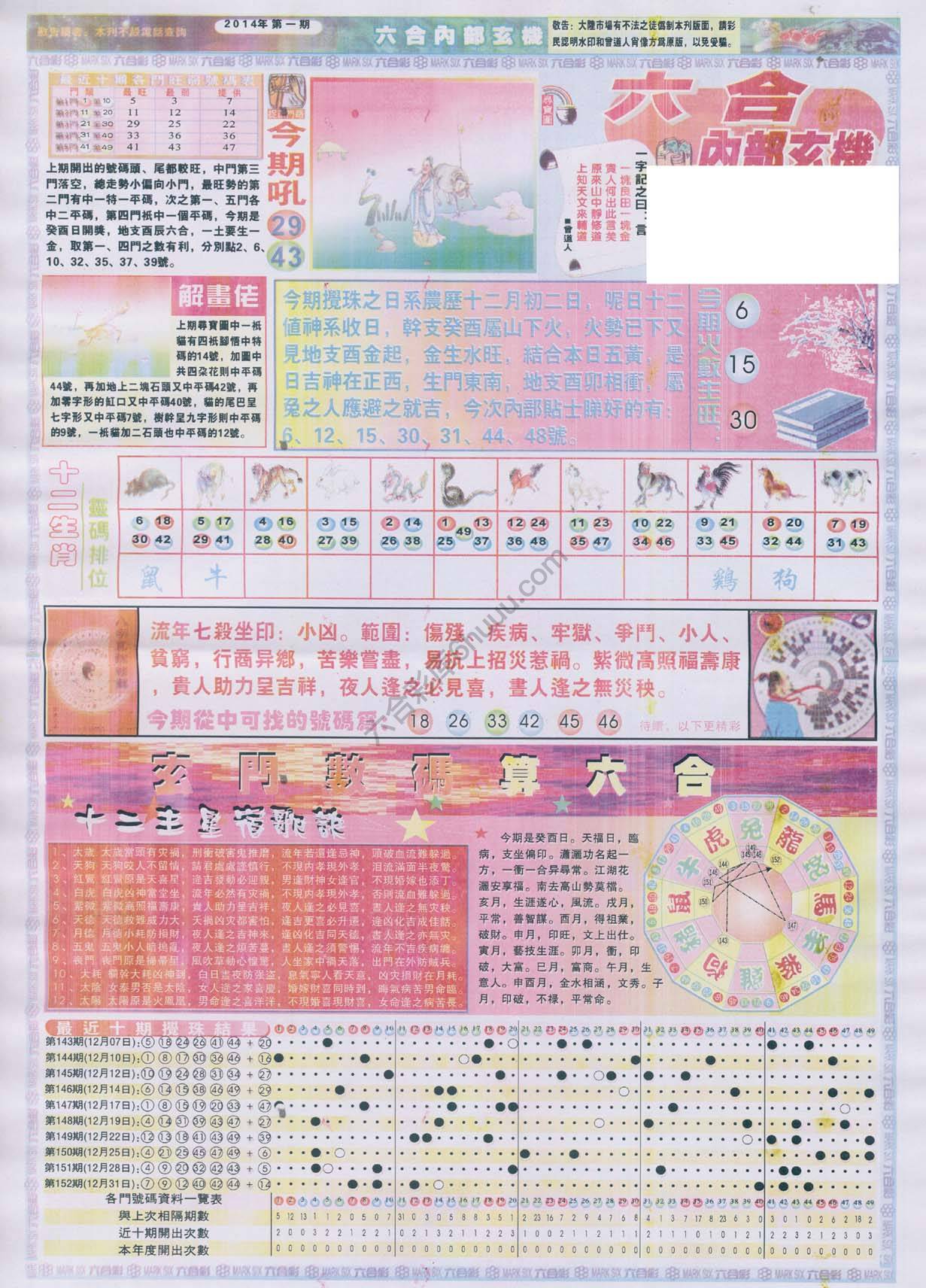 六合内部玄机