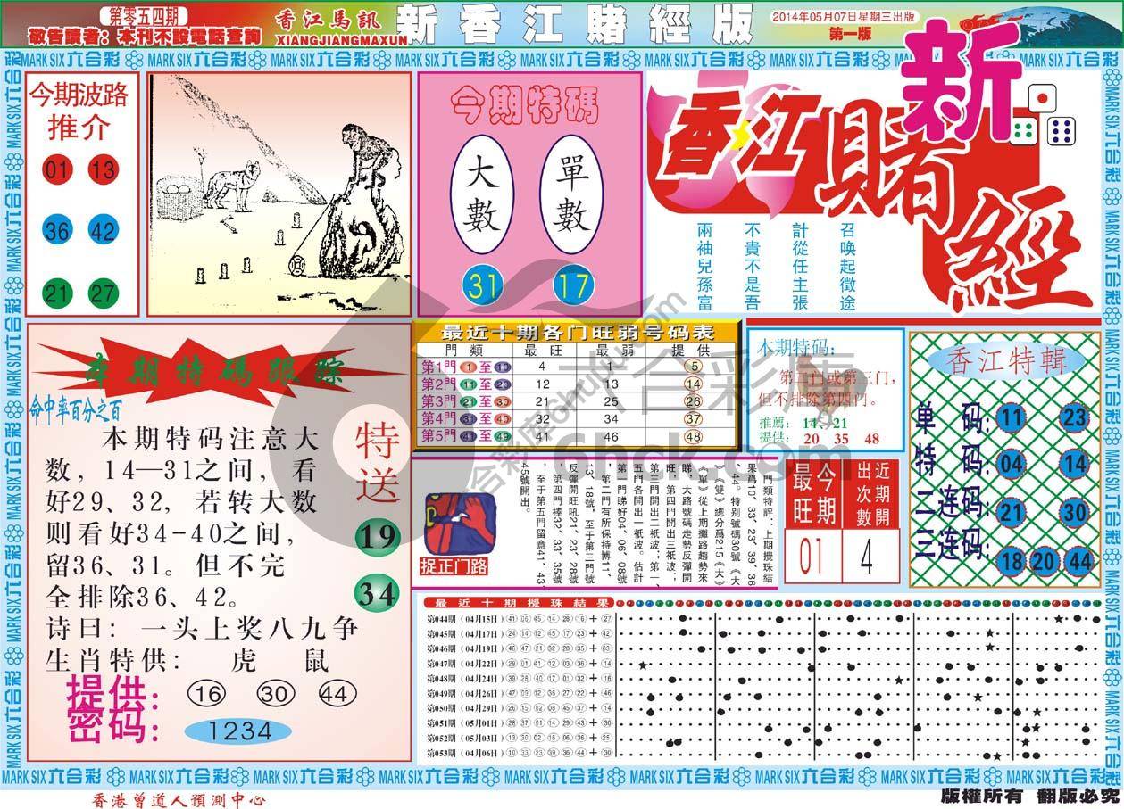 新香江赌经
