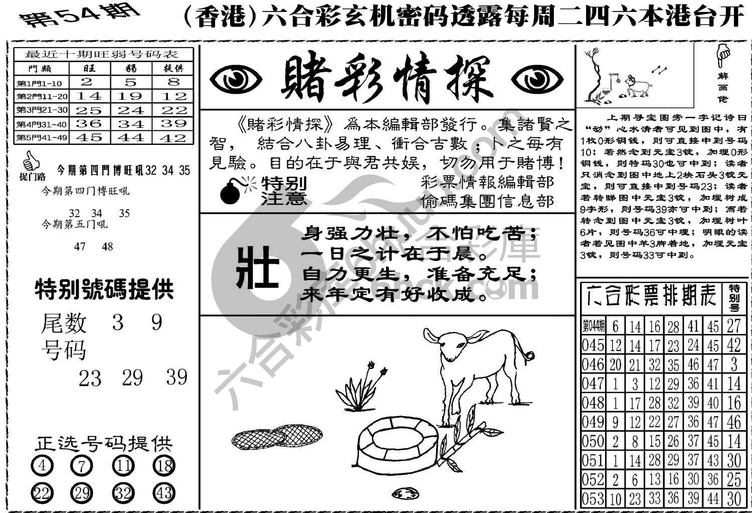 赌彩情探
