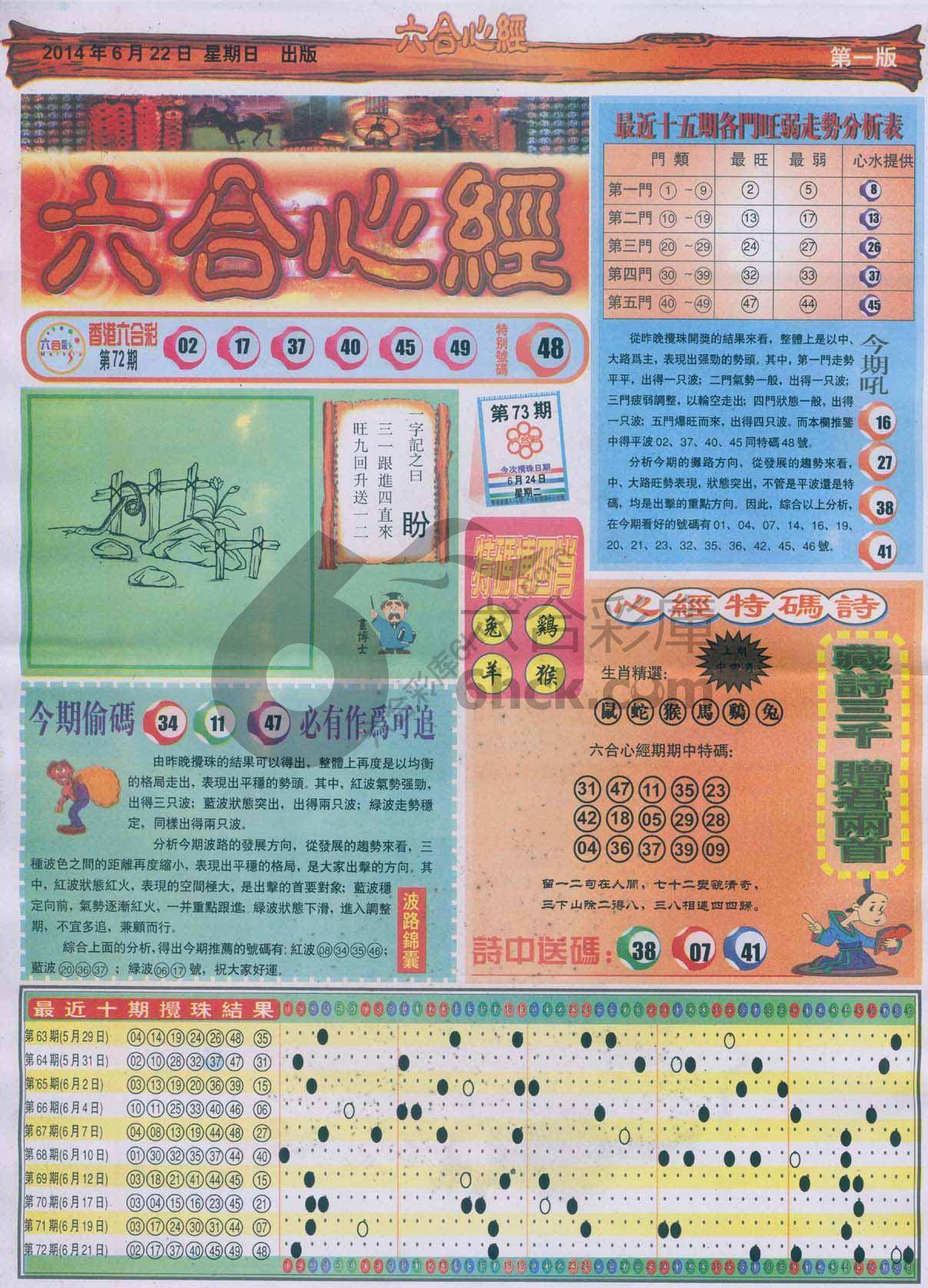 六合心经
