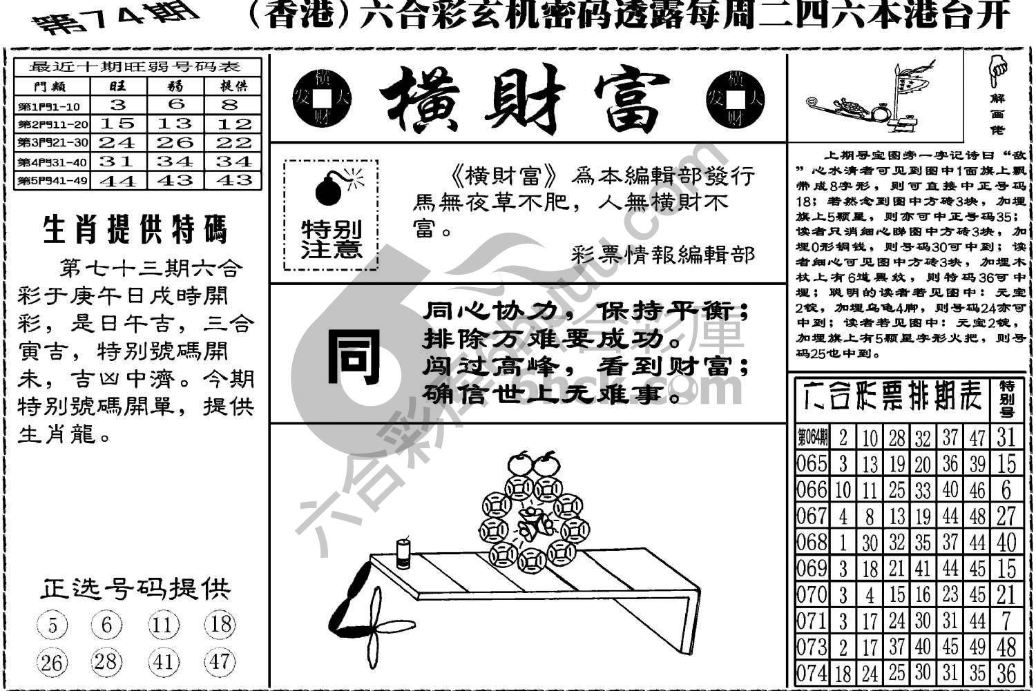 横财富