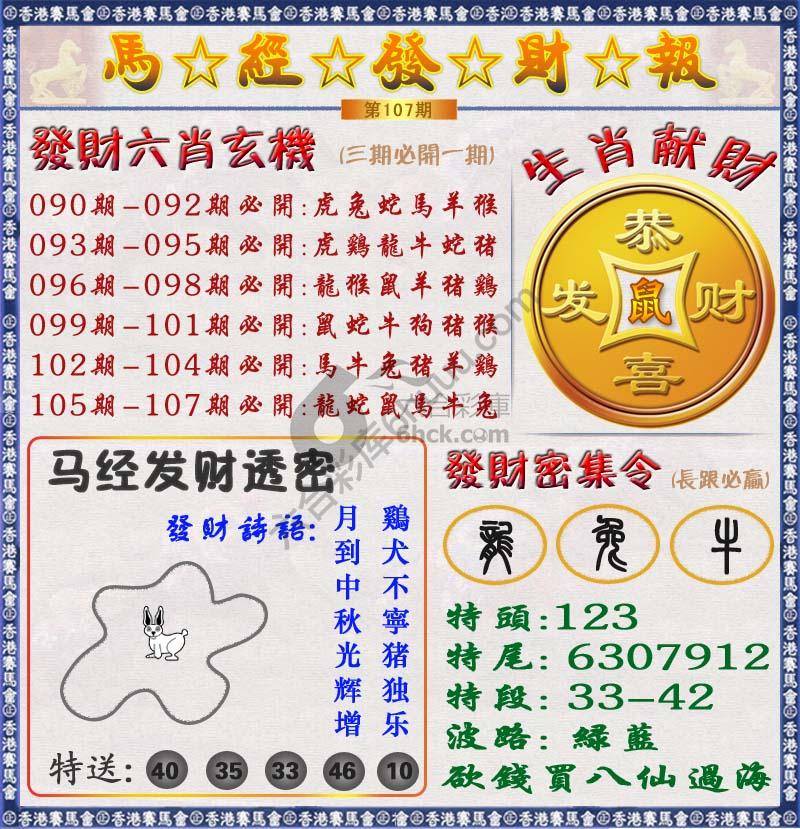 马经发财报