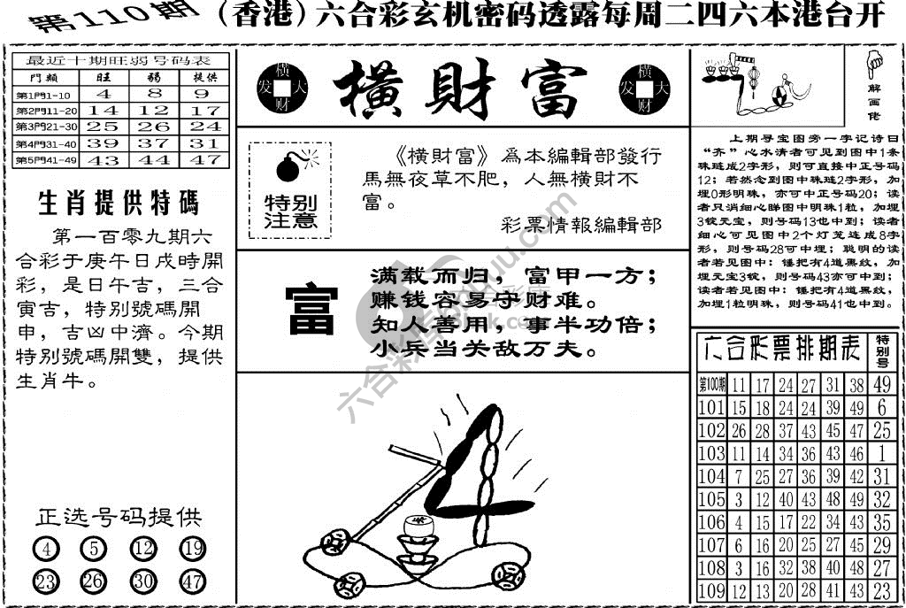 横财富