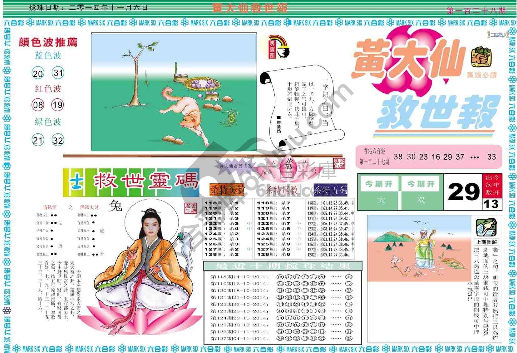 黄大仙救世报