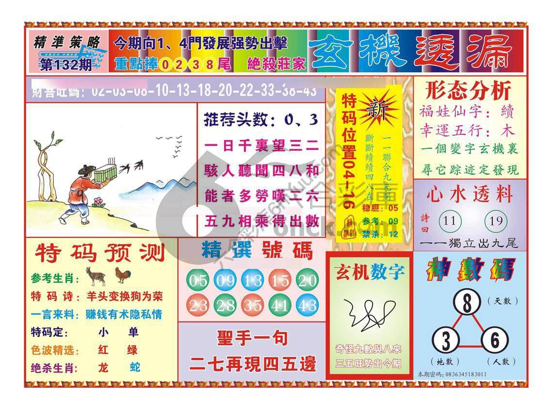 玄机透漏