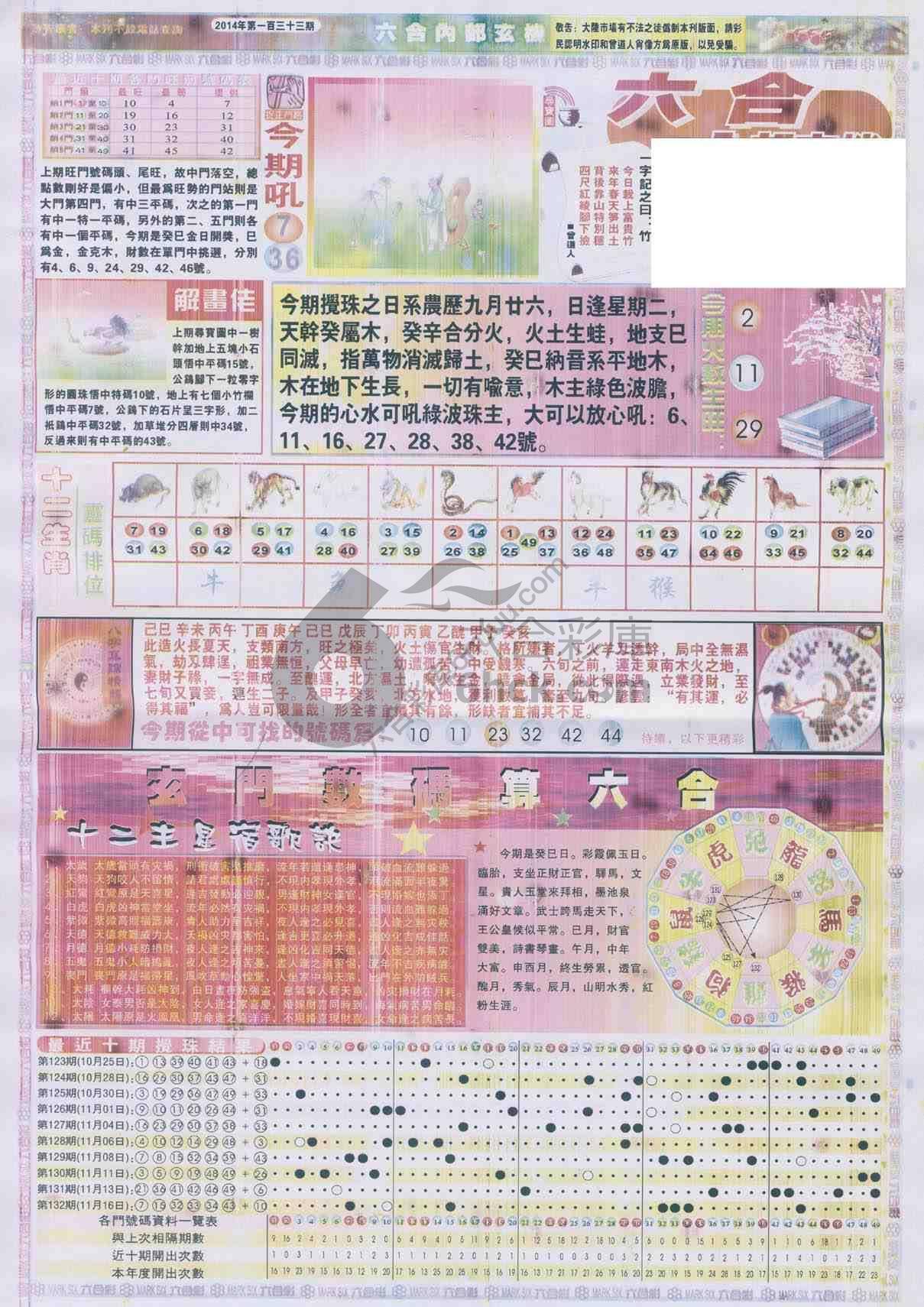 六合内部玄机