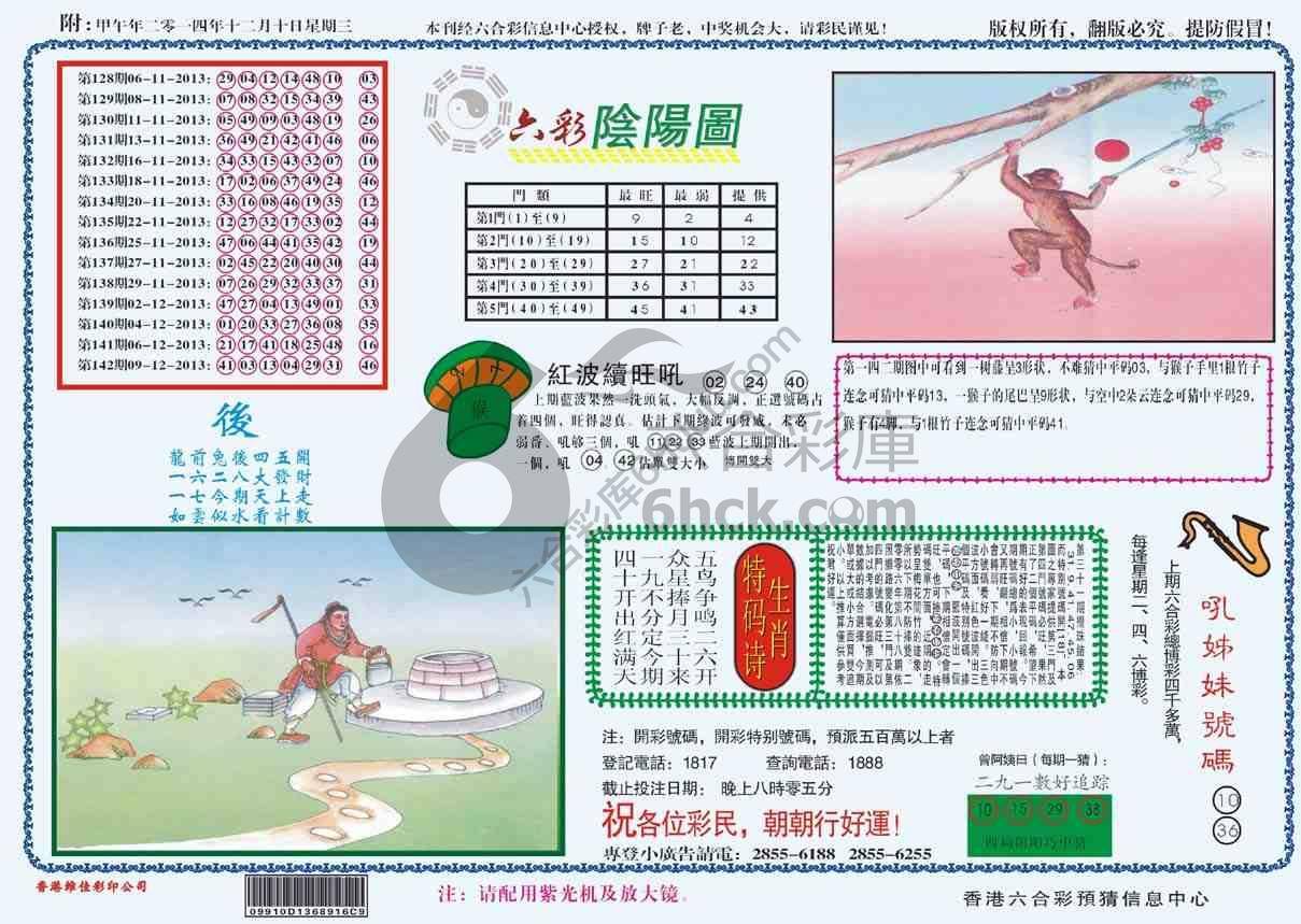 六彩阴阳图