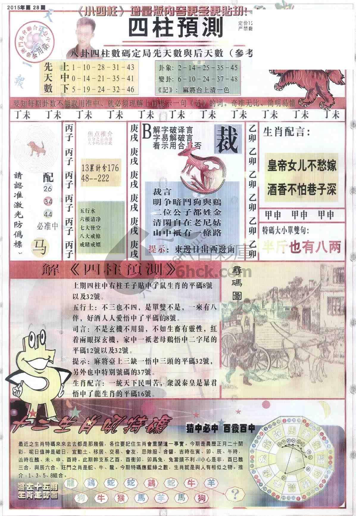 四柱预测