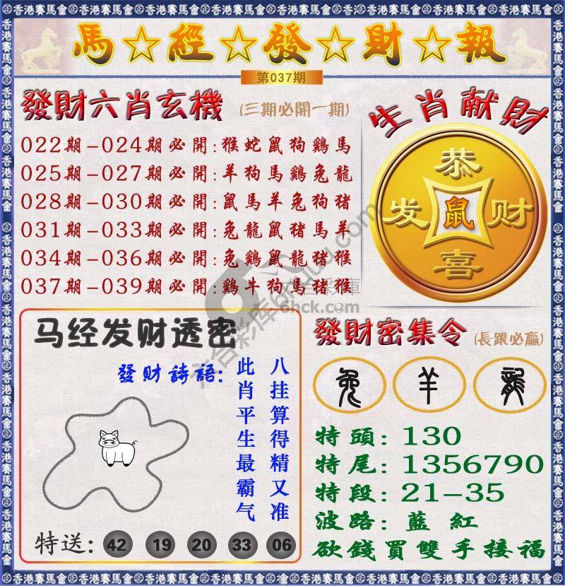 马经发财报