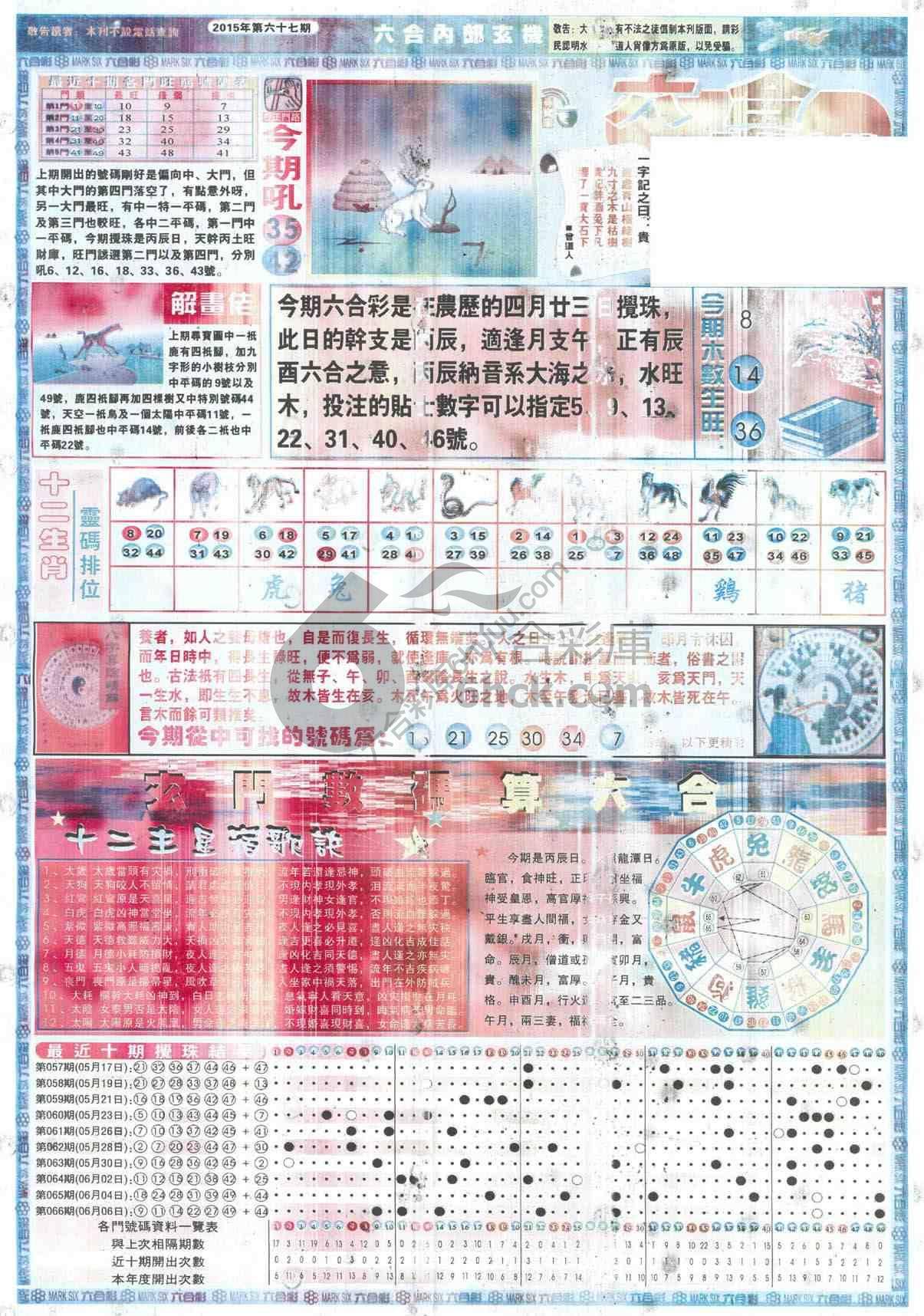 六合内部玄机