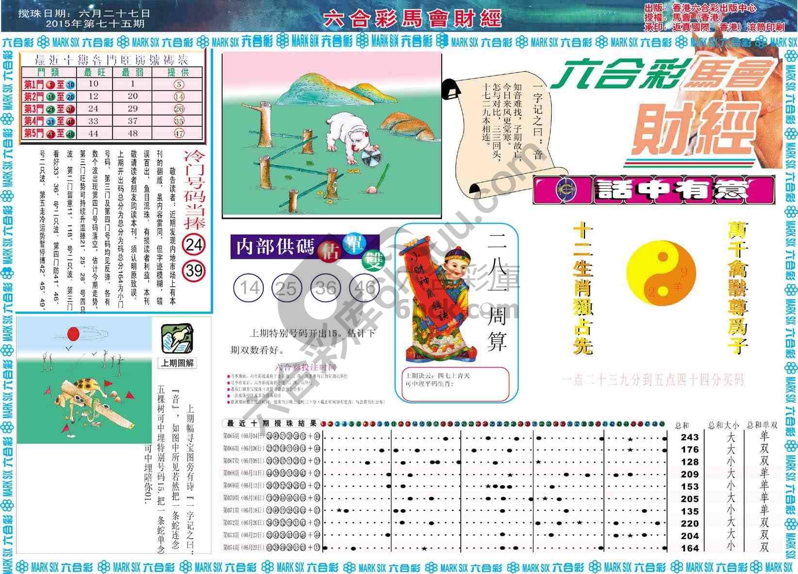 六合彩马会财经