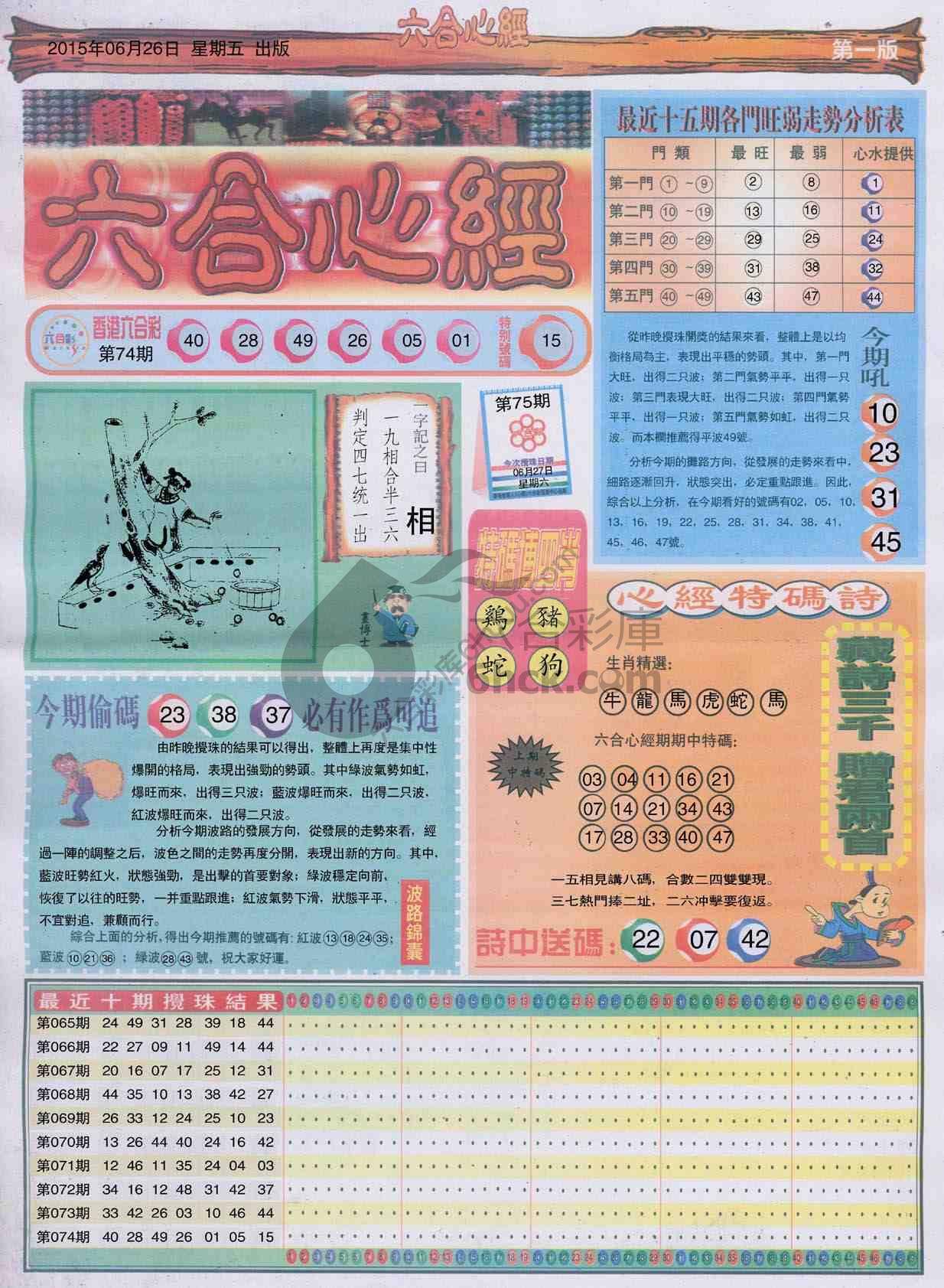 六合心经