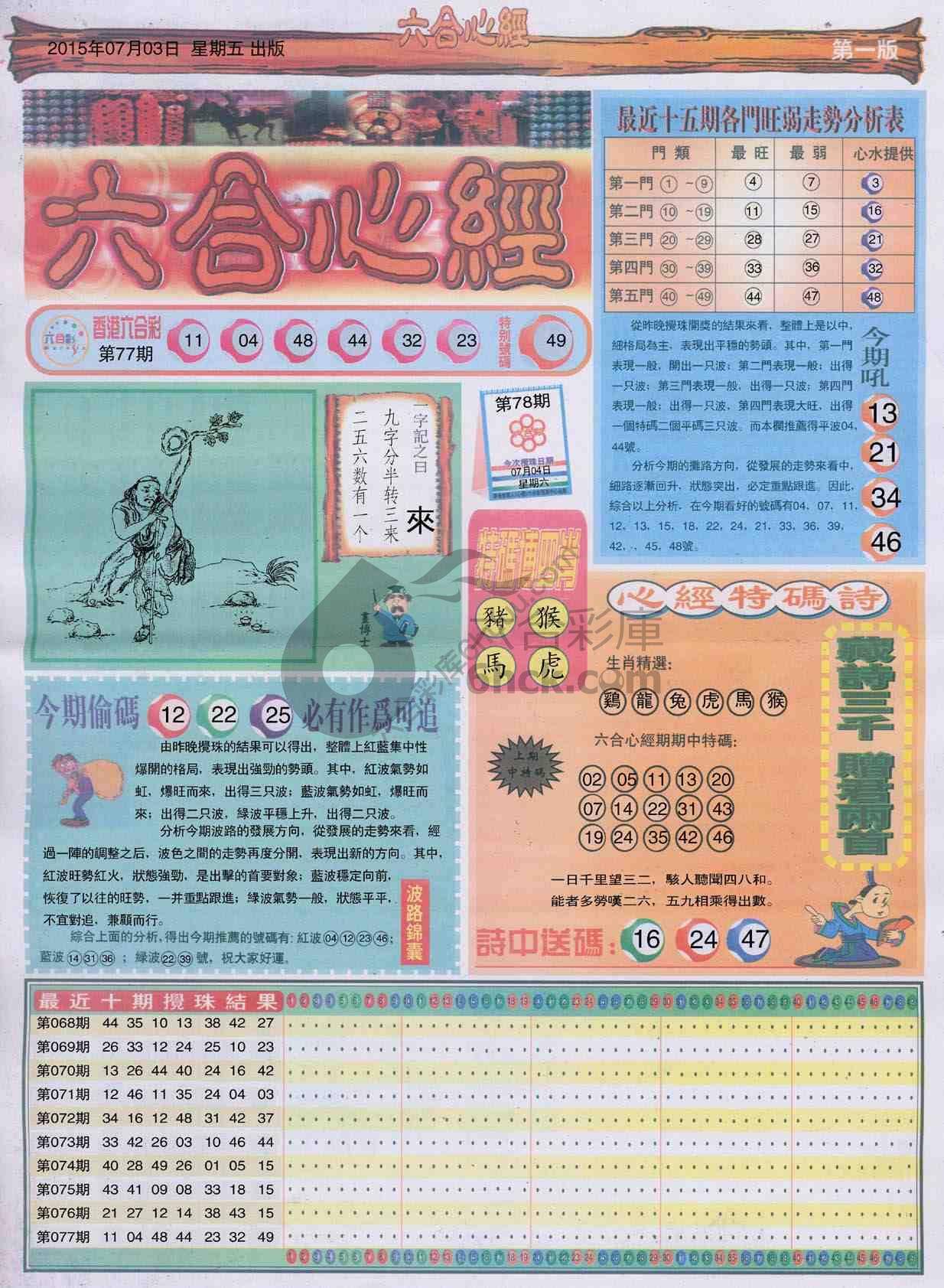 六合心经