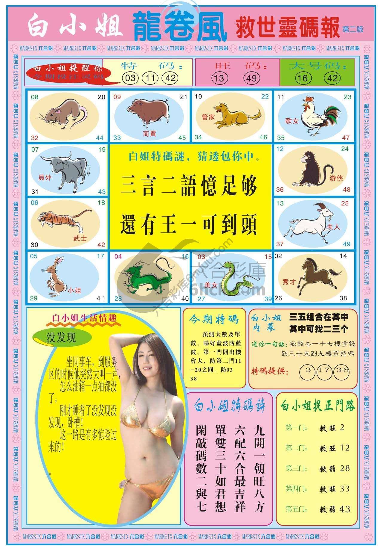 白小姐龙卷风