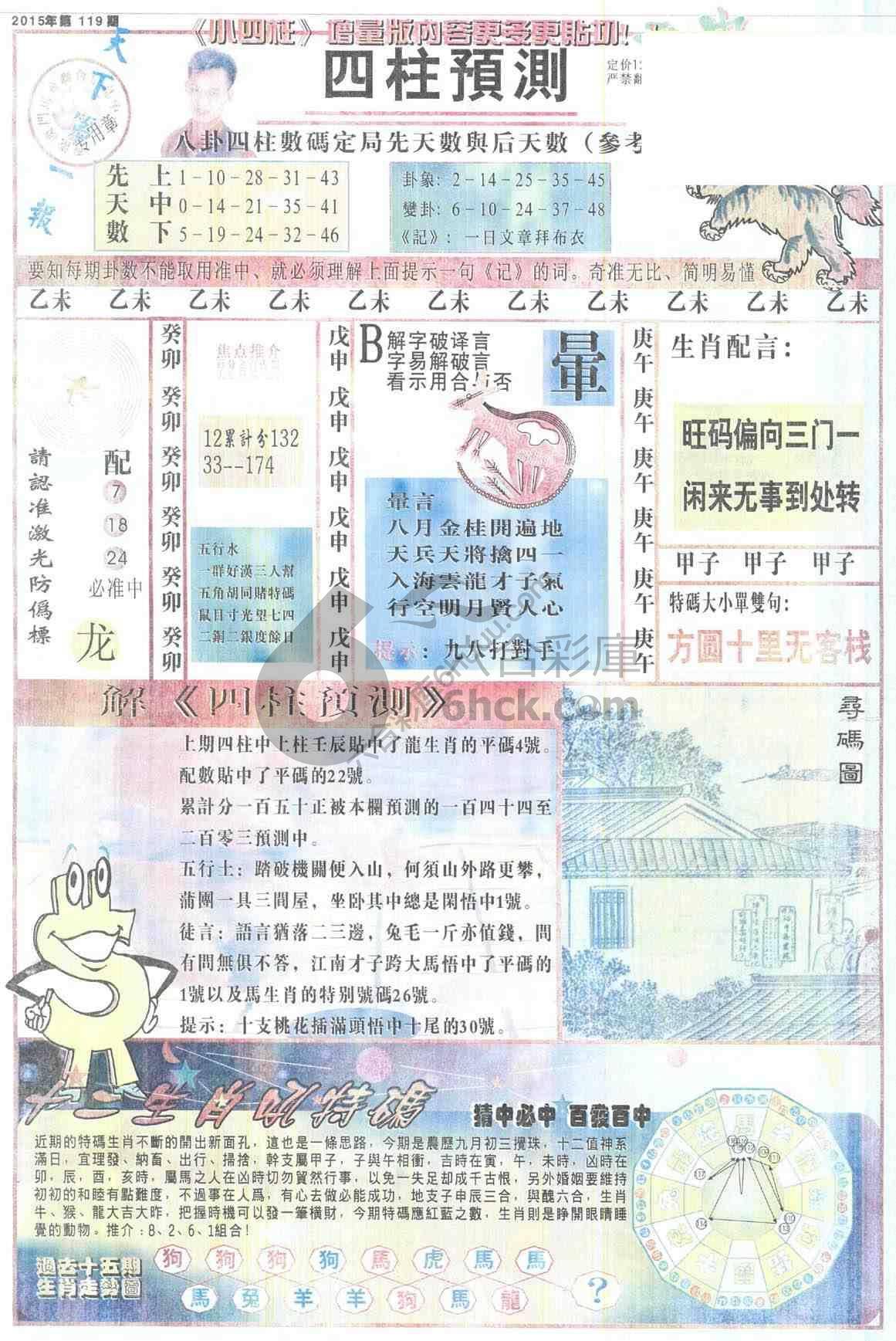 四柱预测