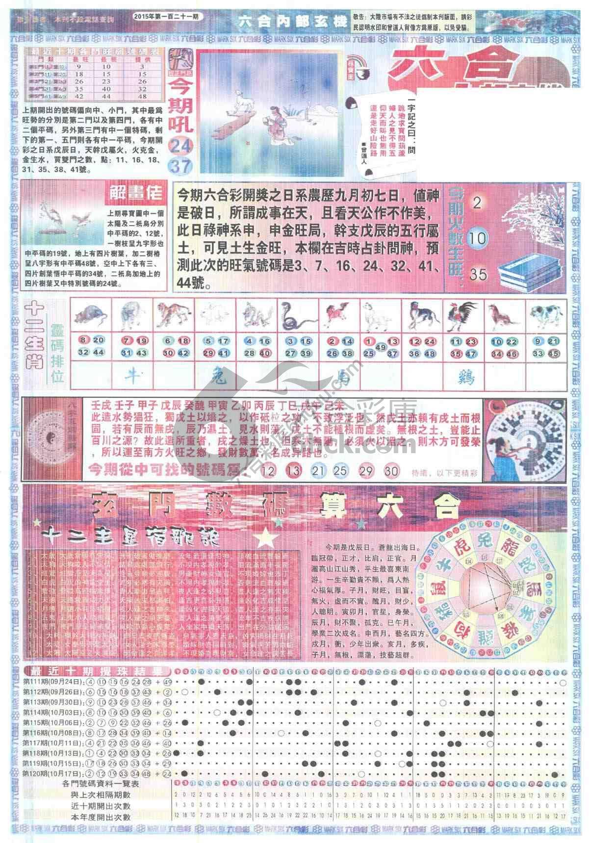 六合内部玄机