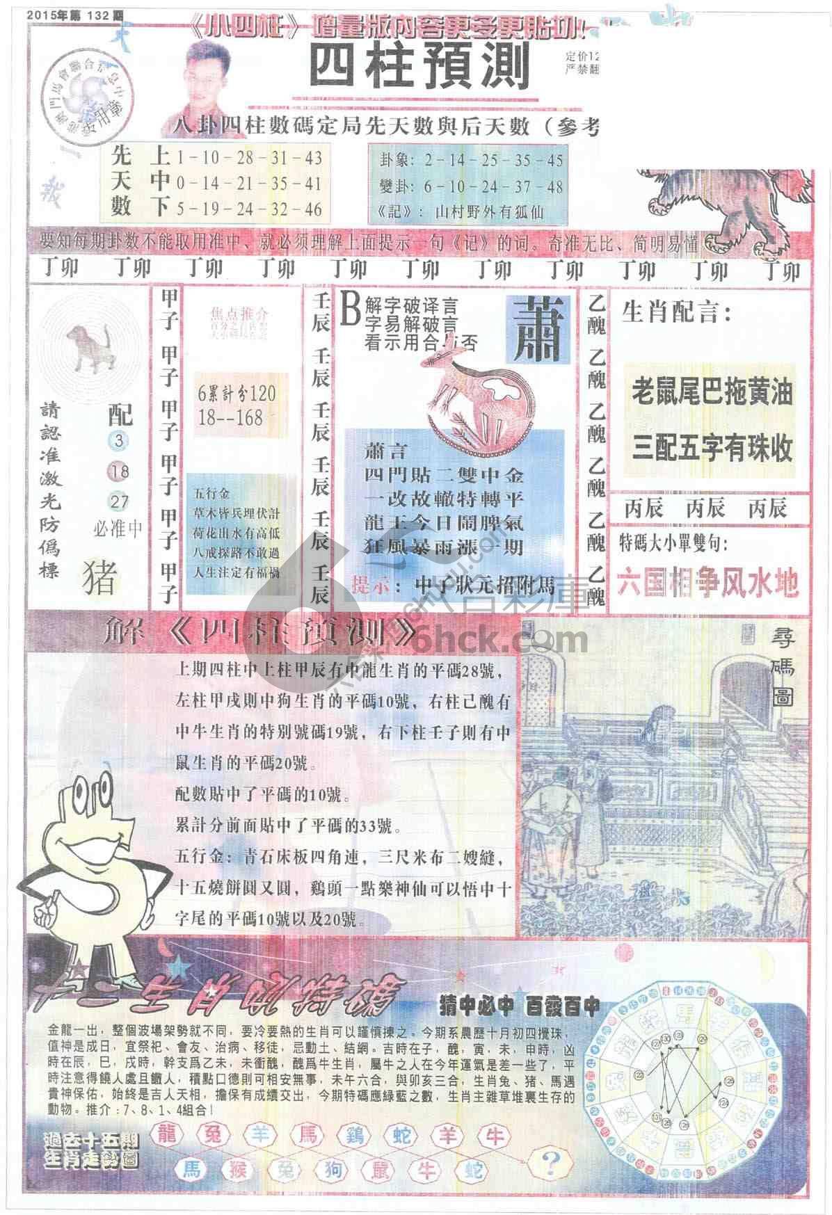 四柱预测