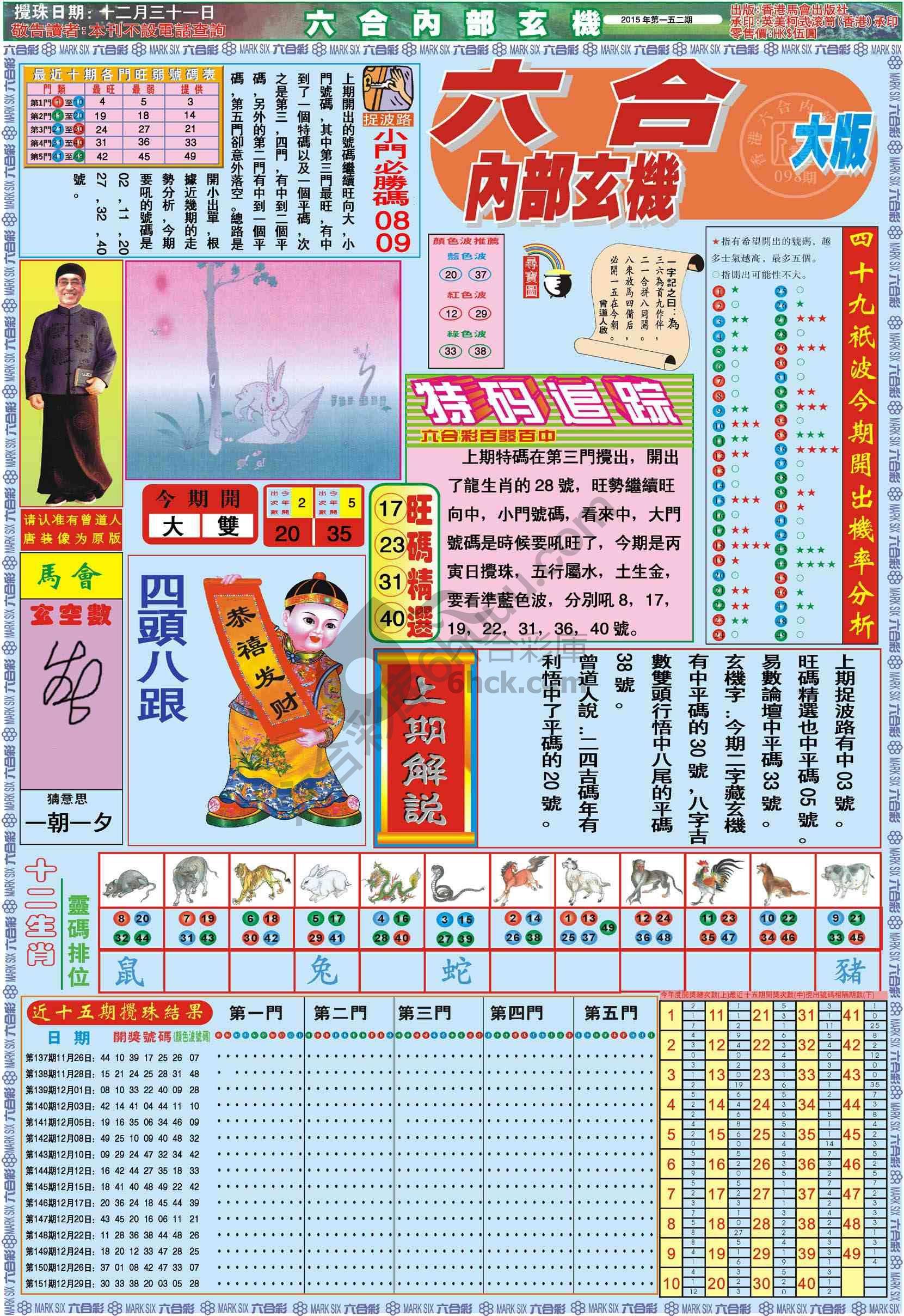 六合内部玄机