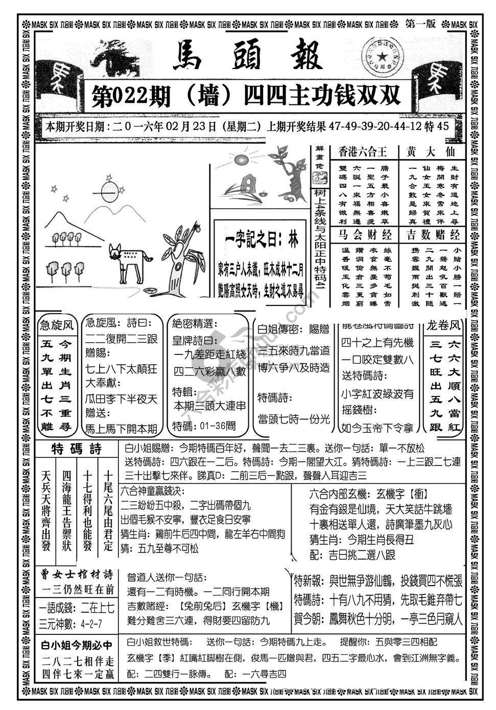 马头报
