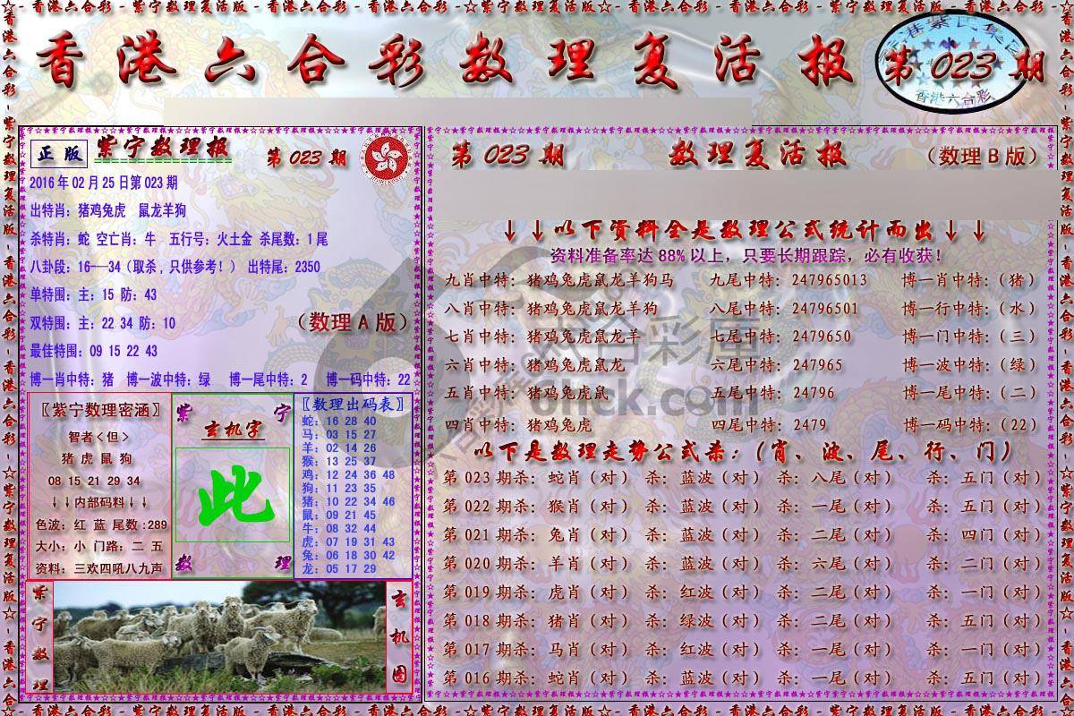 数理复活报