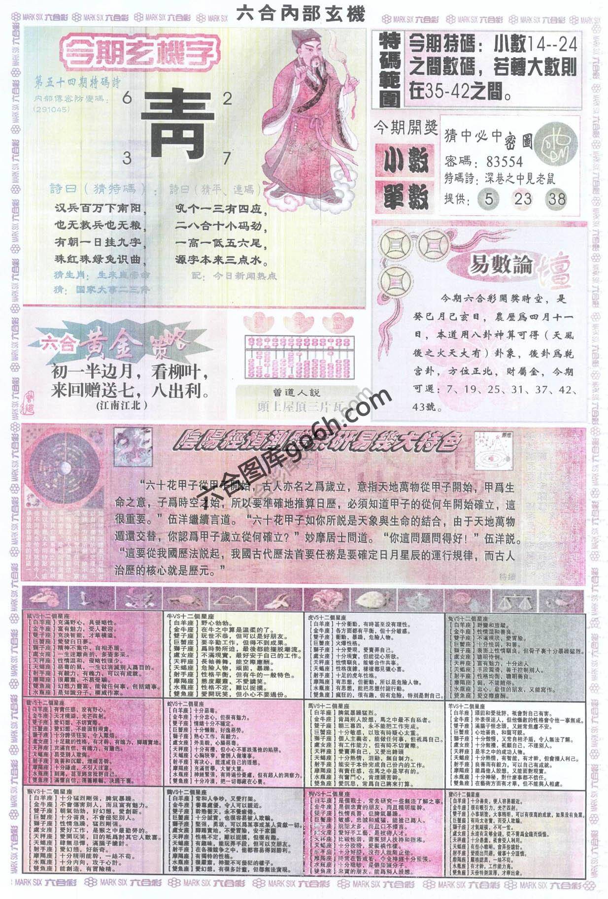 六合内部玄机