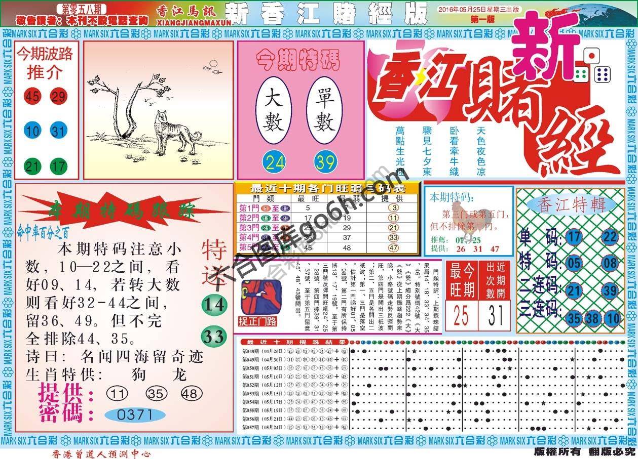 新香江赌经