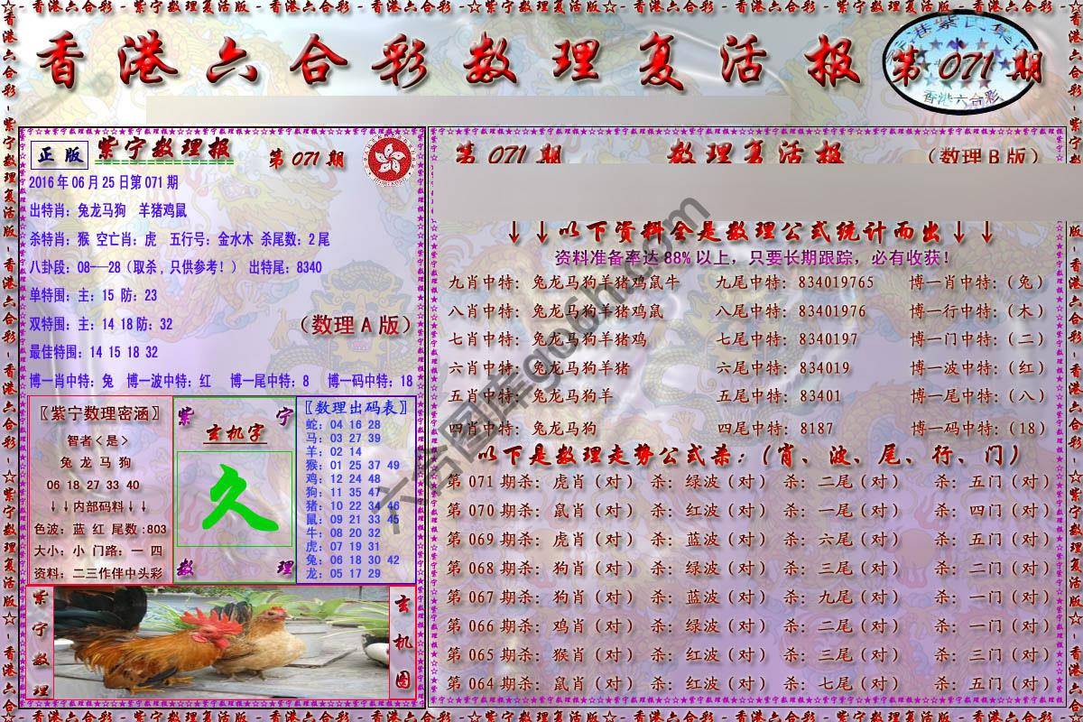 数理复活报