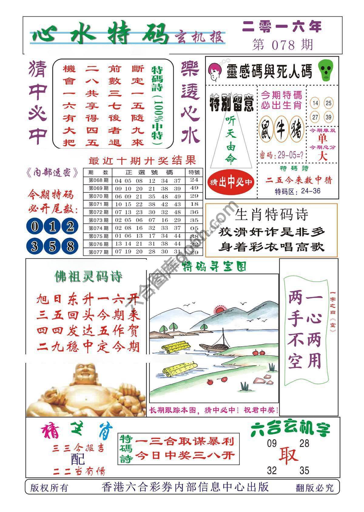 心水特码
