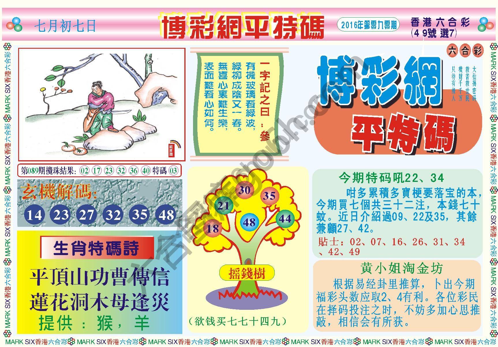 博彩网平特码