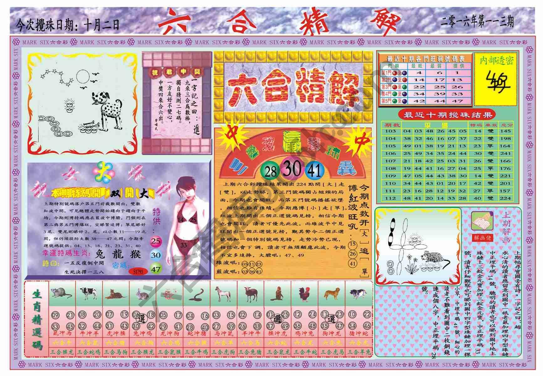 六合精解