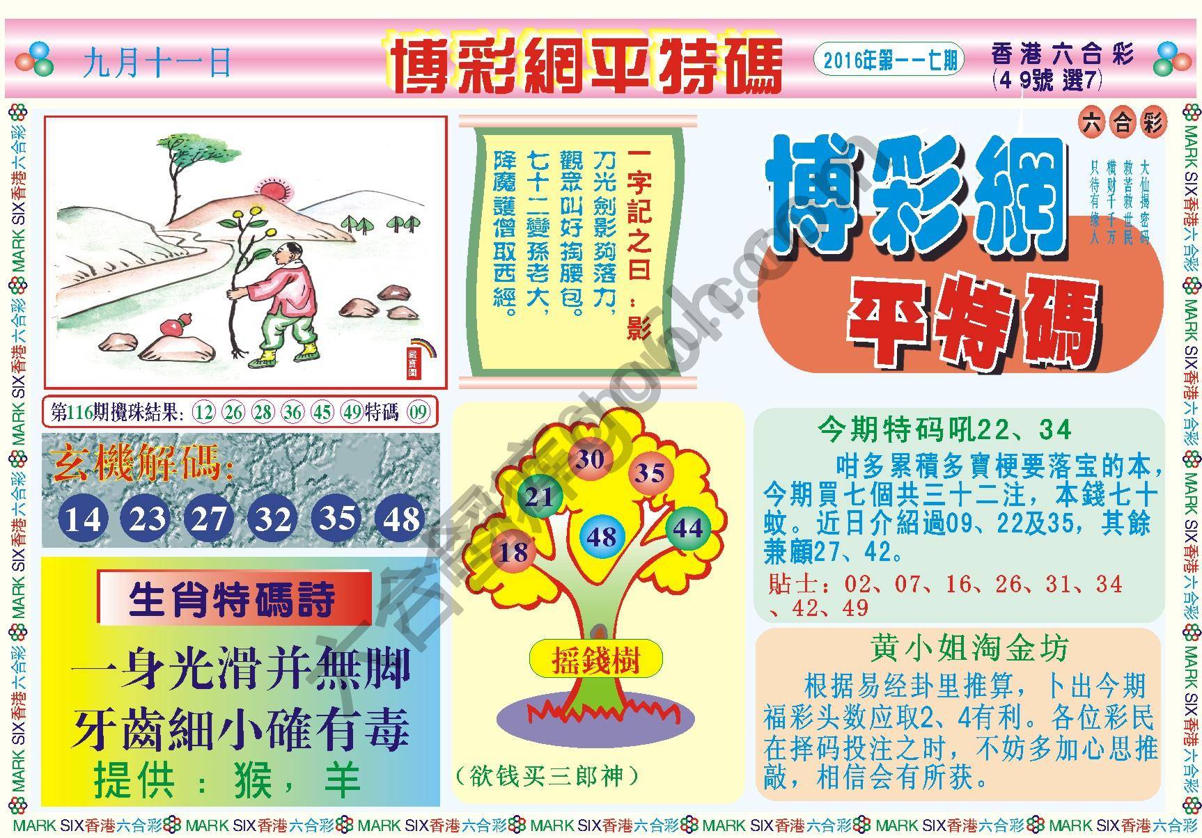 博彩网平特码