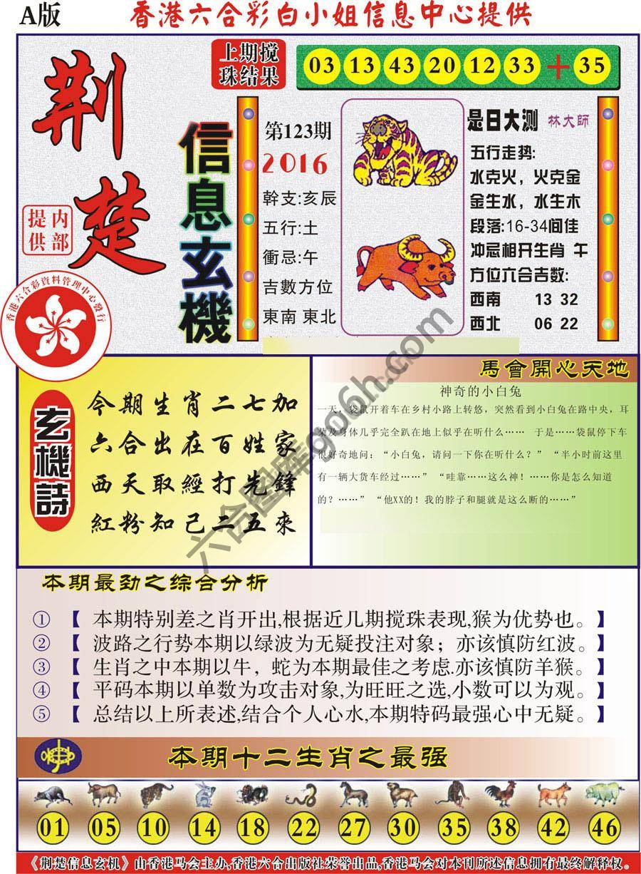 荆楚信息玄机