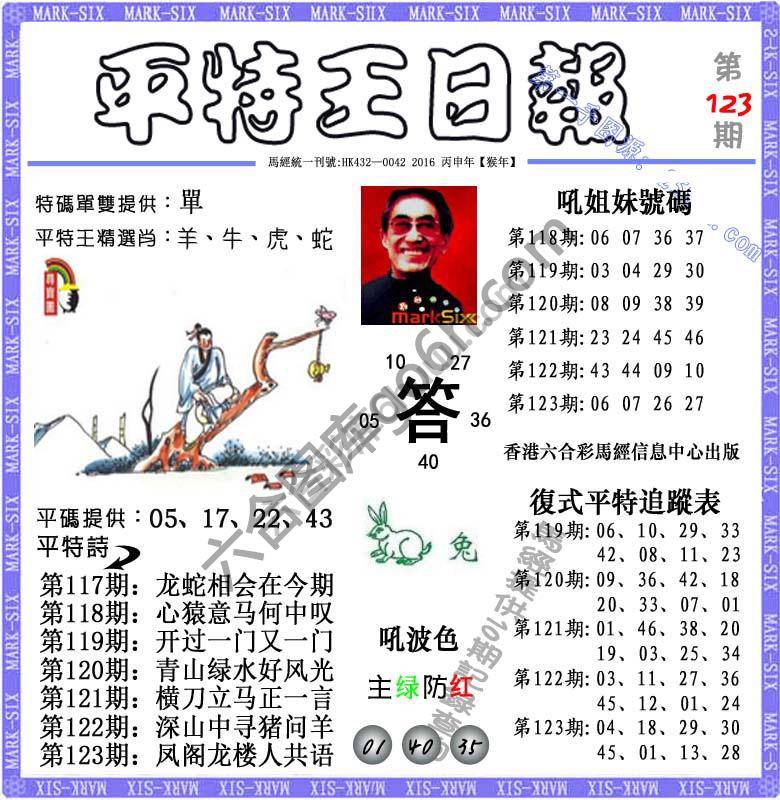 平特王日报
