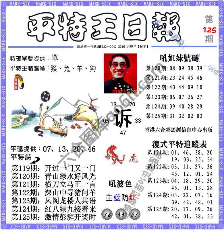 平特王日报