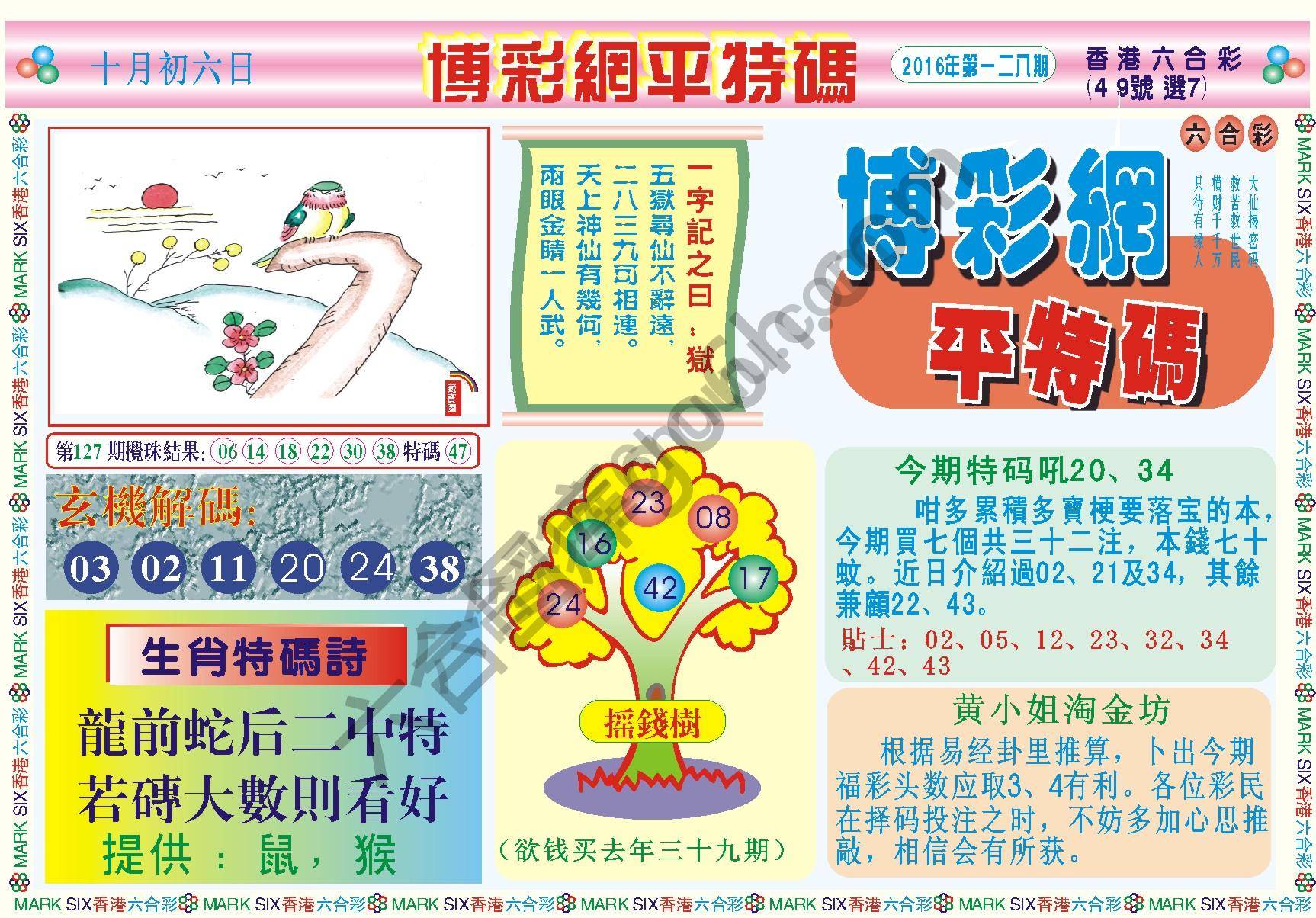 博彩网平特码