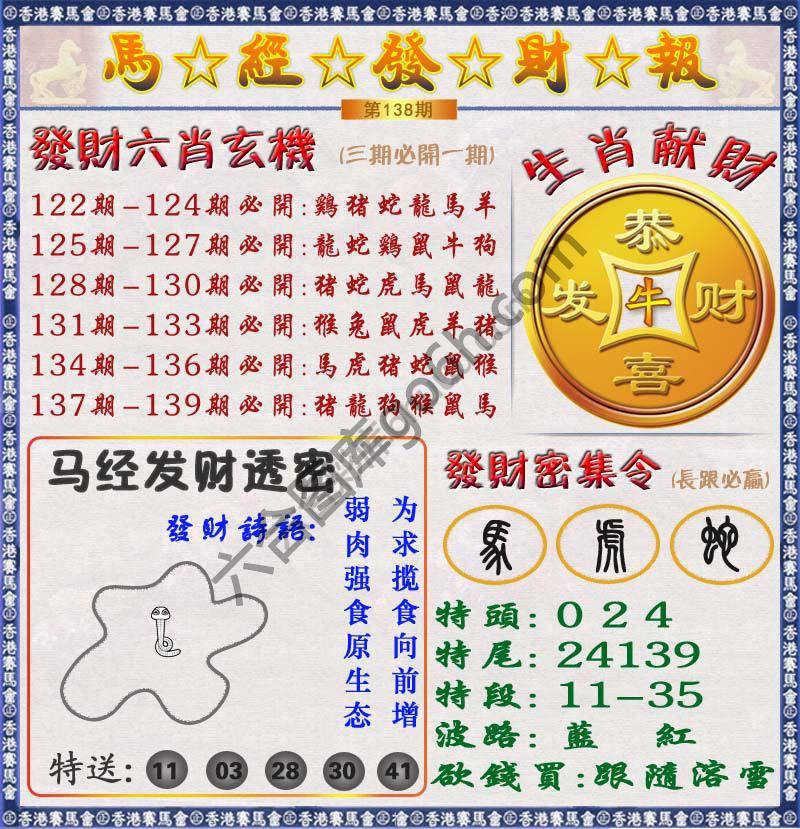 马经发财报