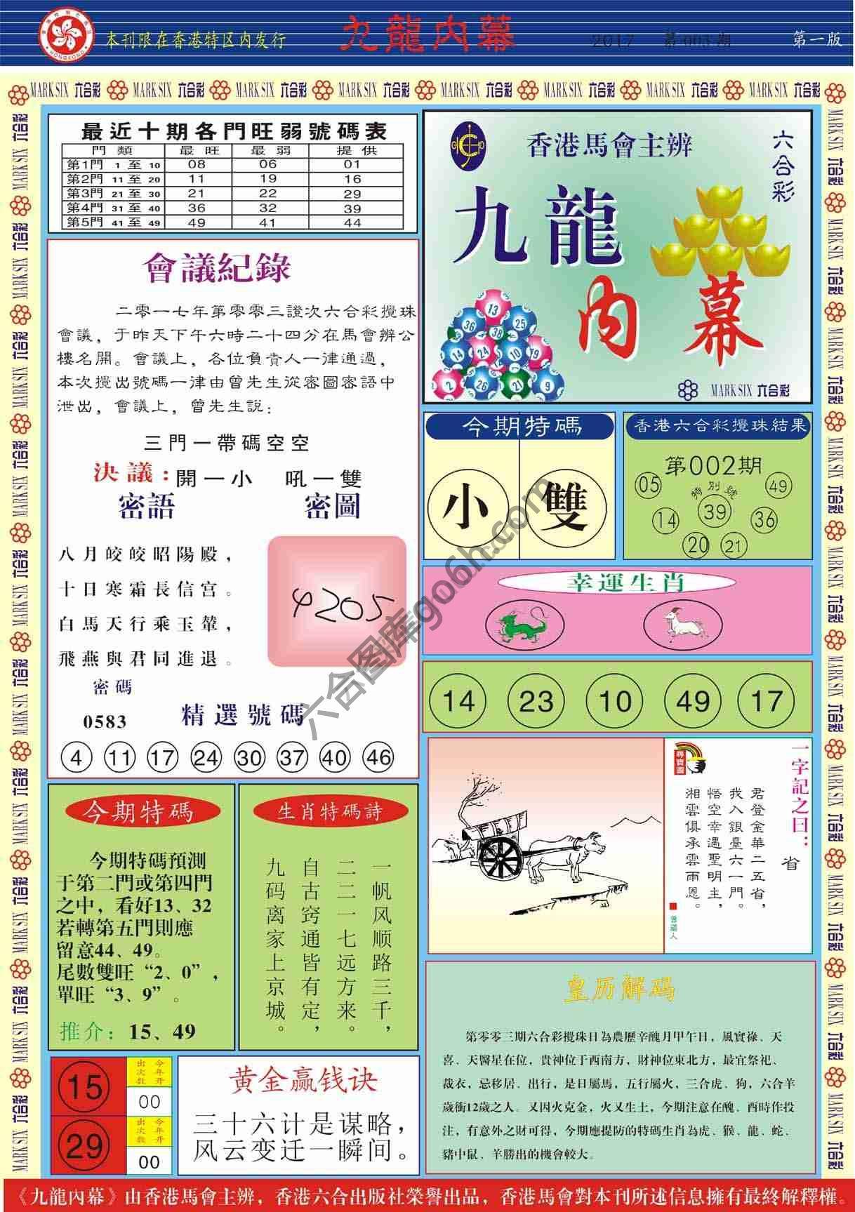九龙内幕