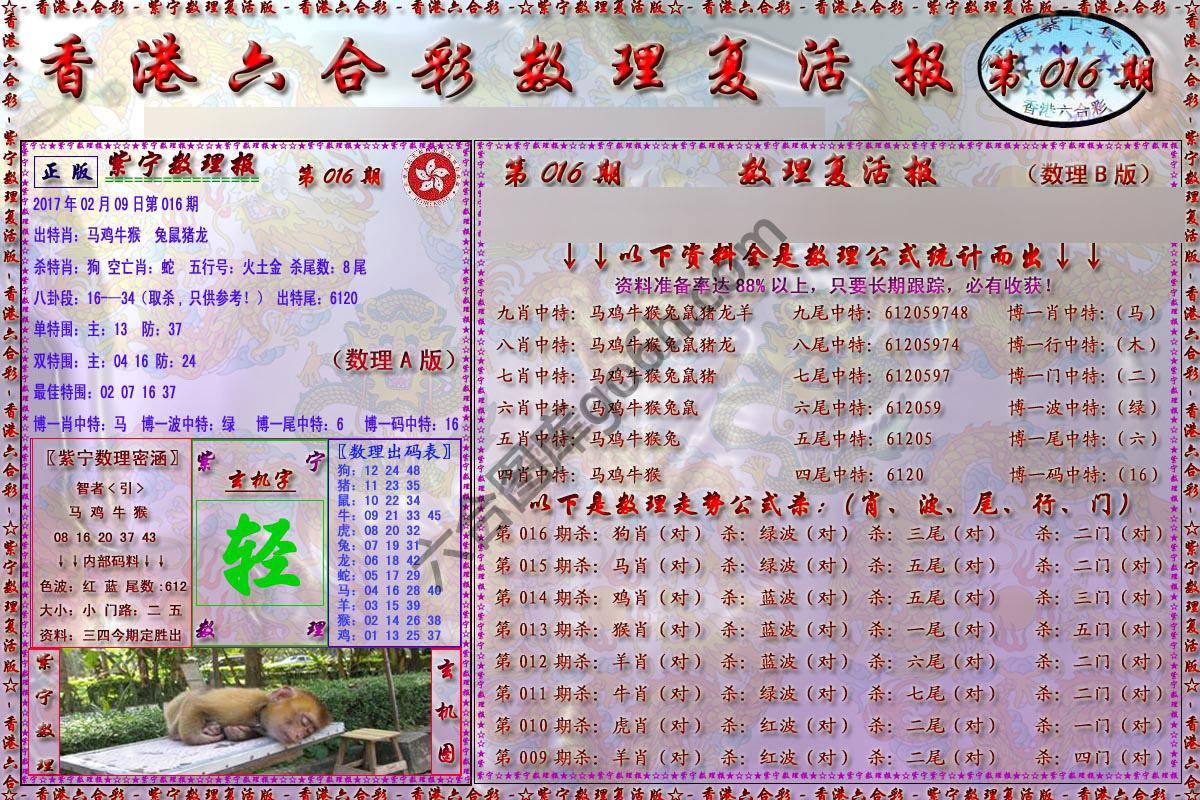数理复活报