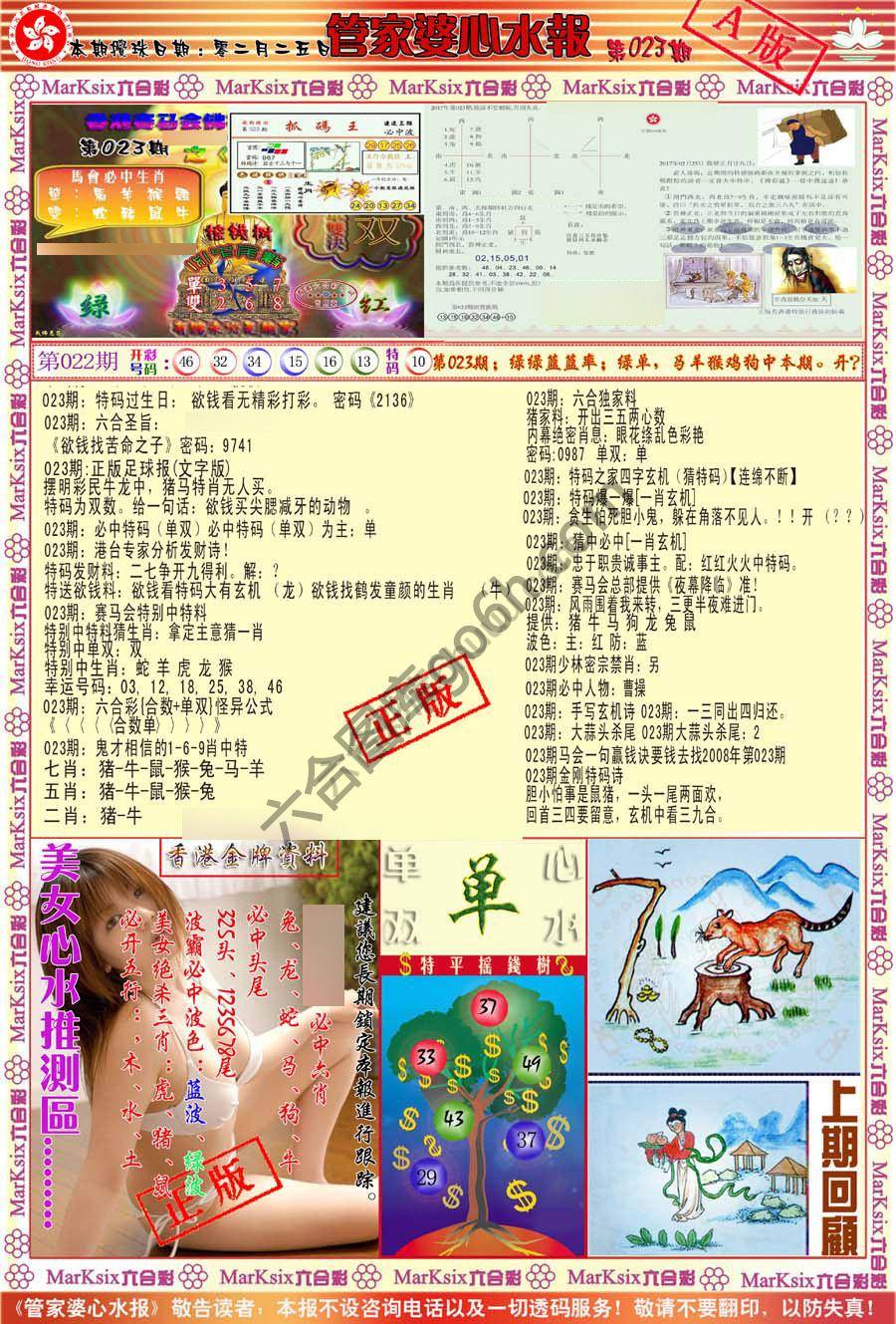 管家婆心水报