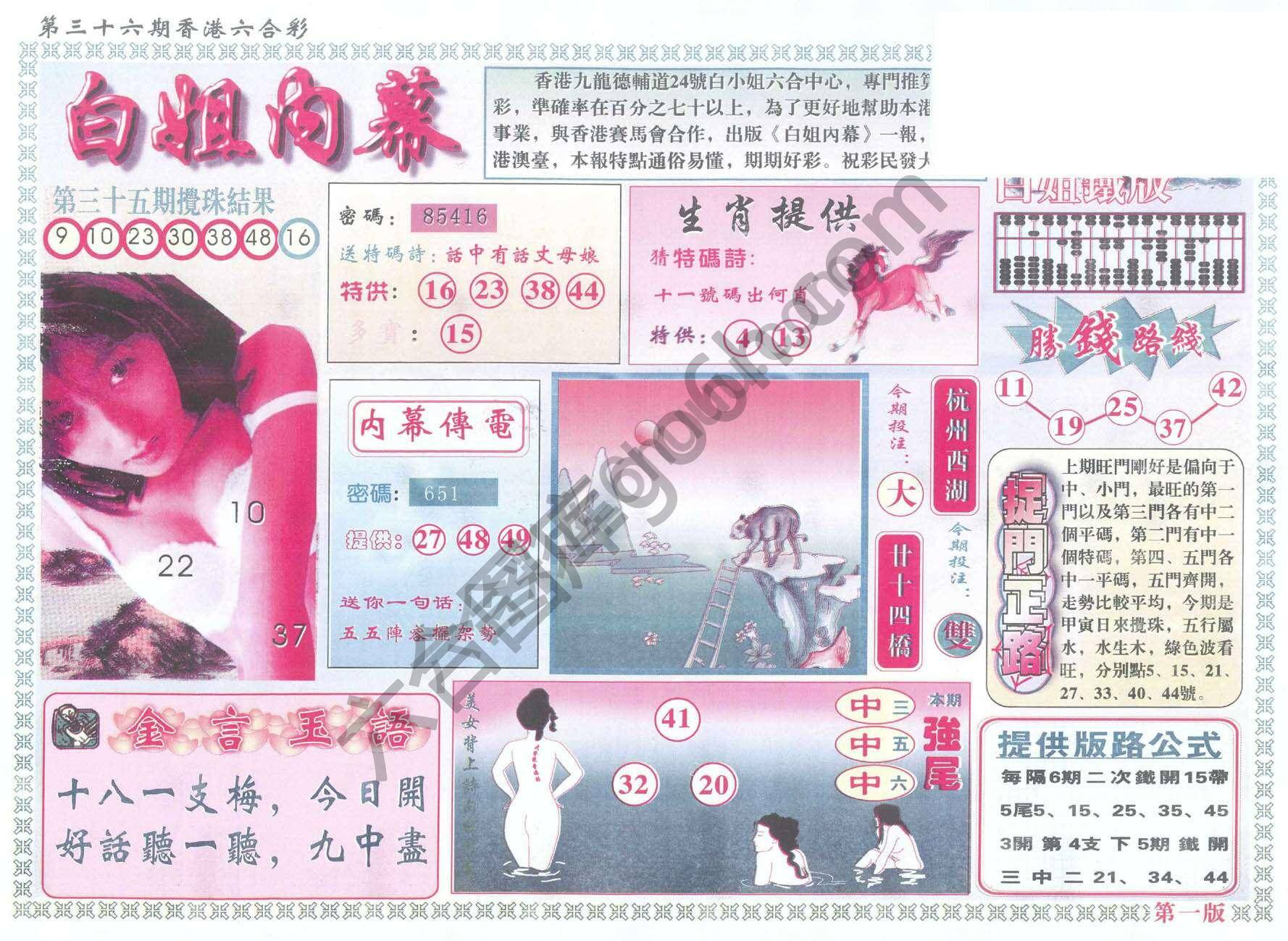 白姐内幕