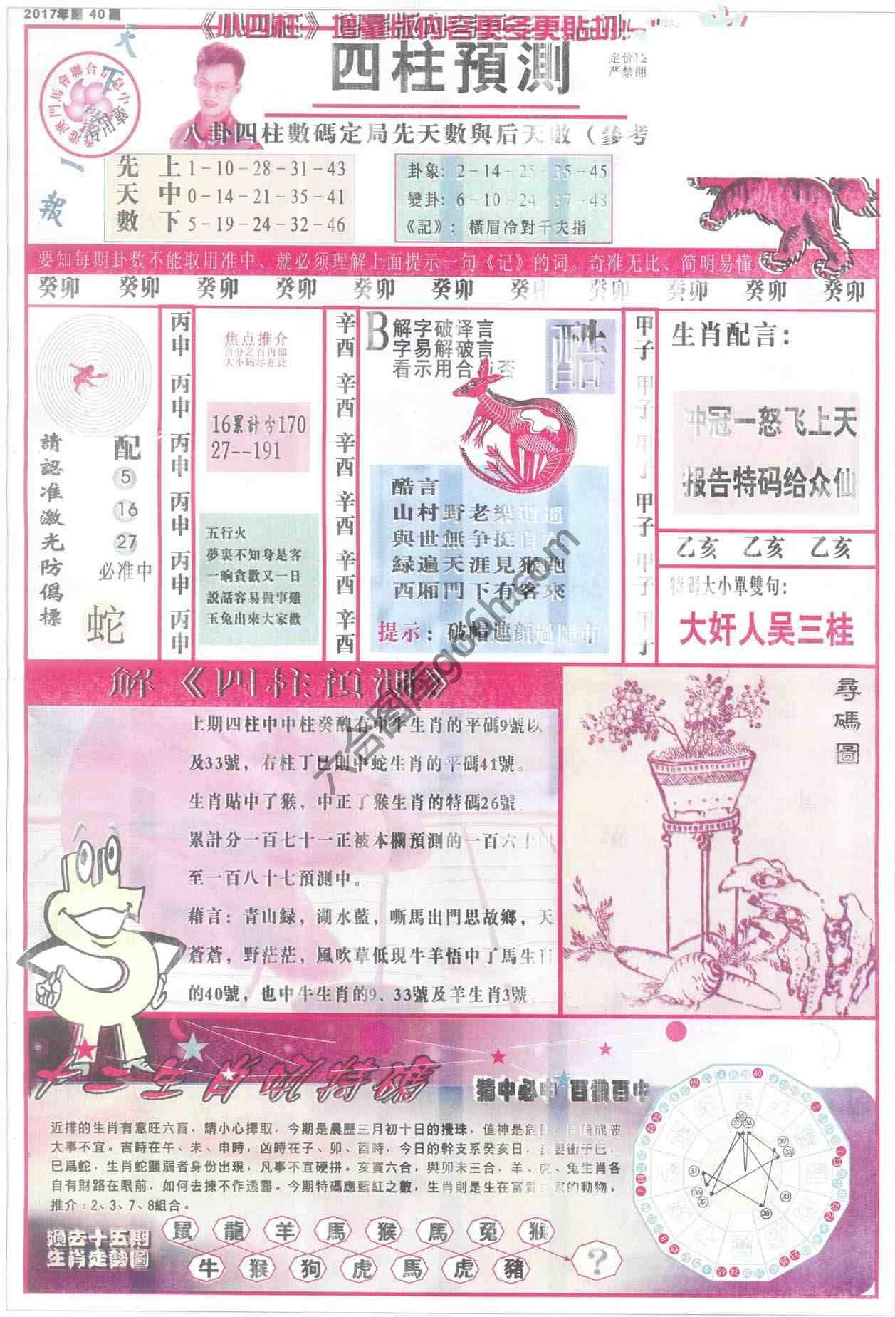 四柱预测