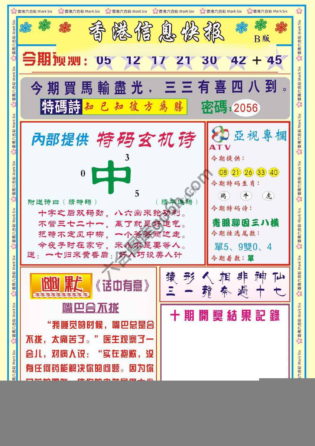香港信息快报