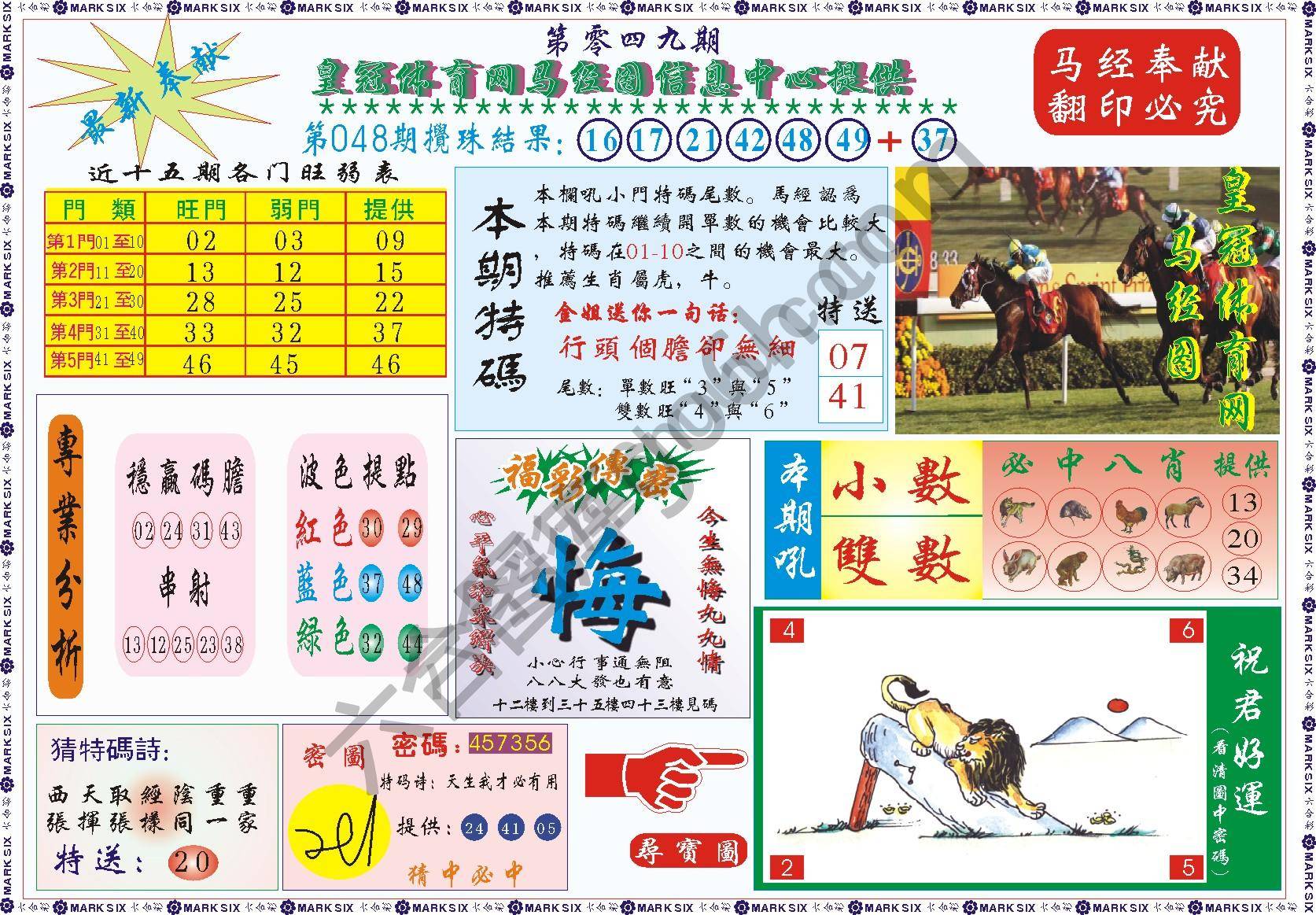 马经图记录