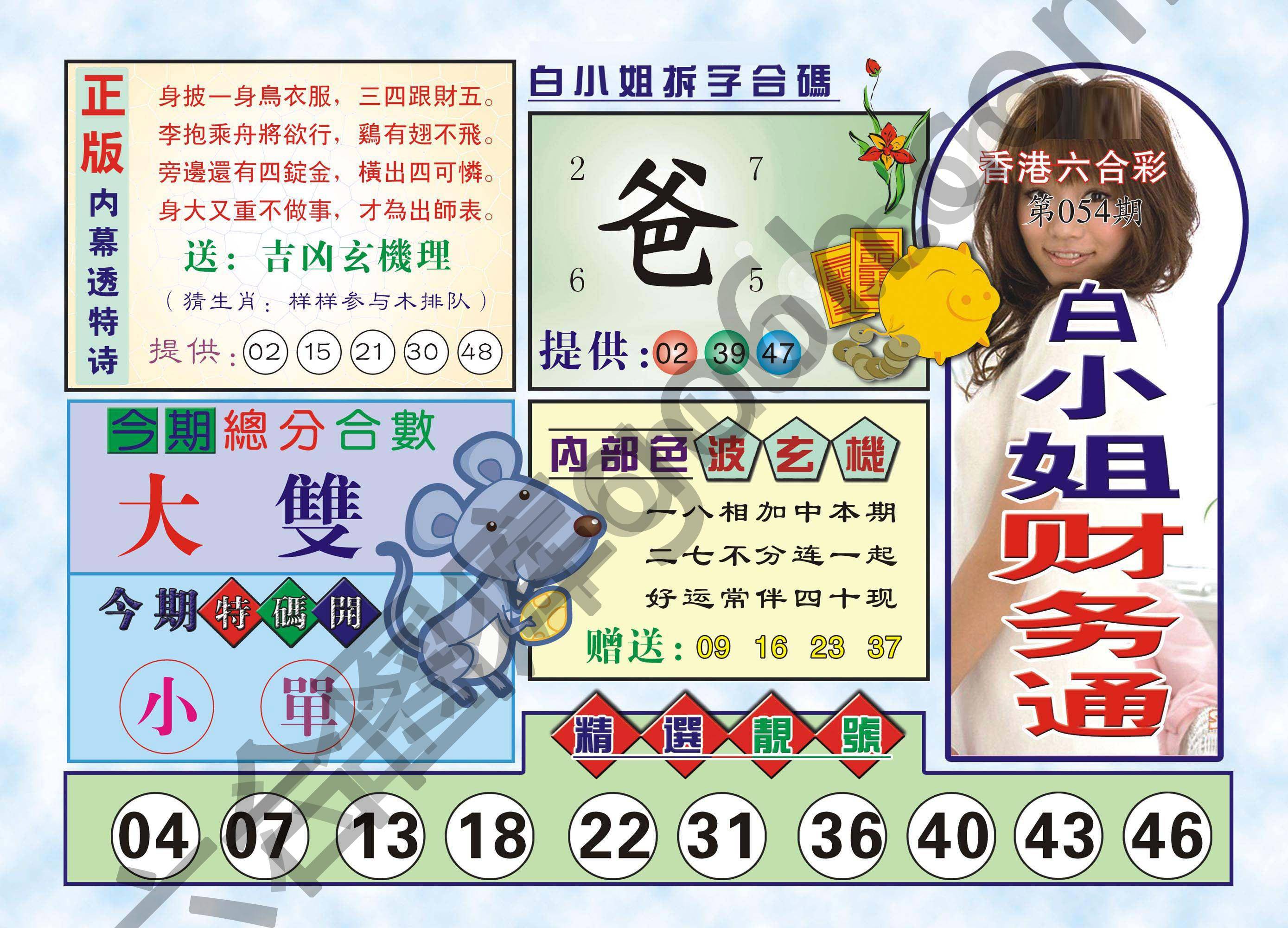 白小姐财务通