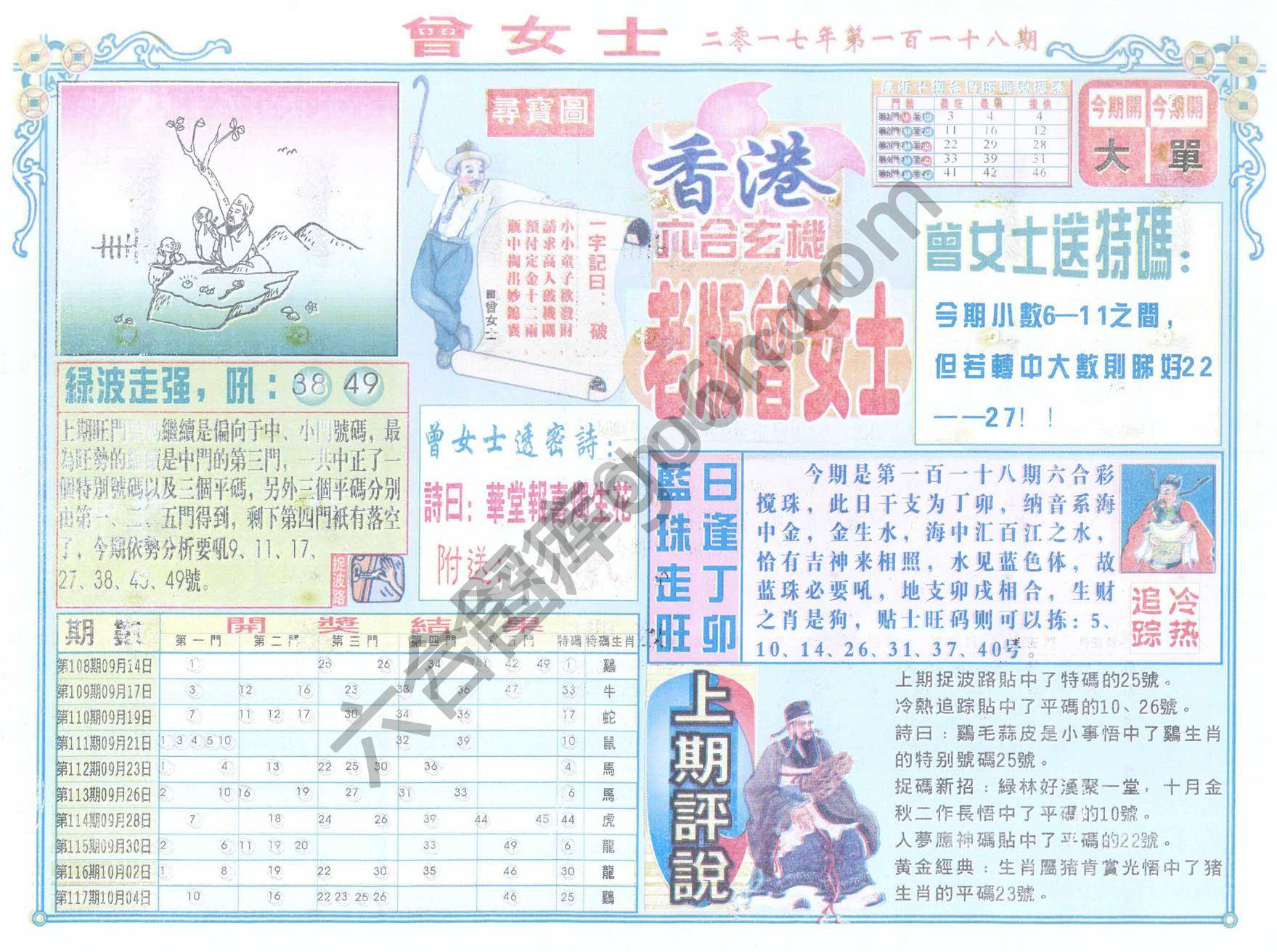 老版曾女士