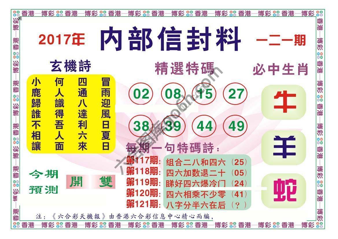 内部信封料