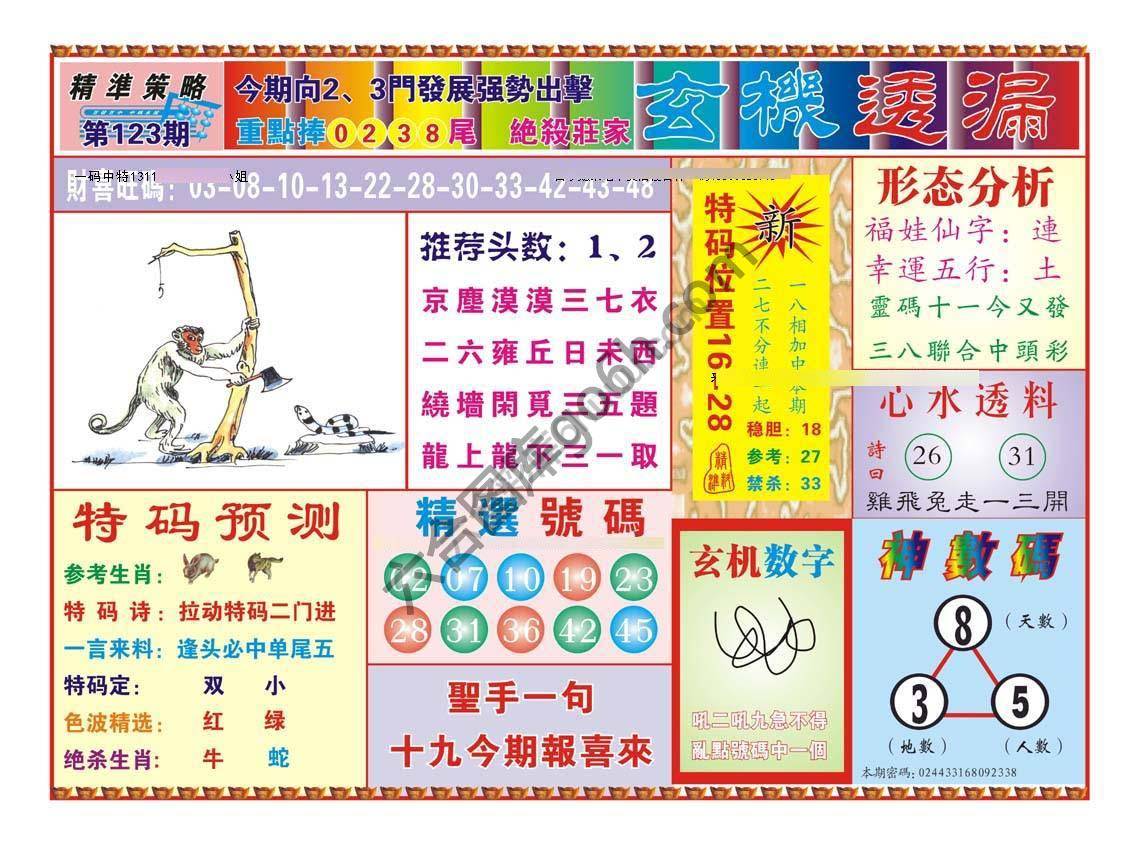 玄机透漏