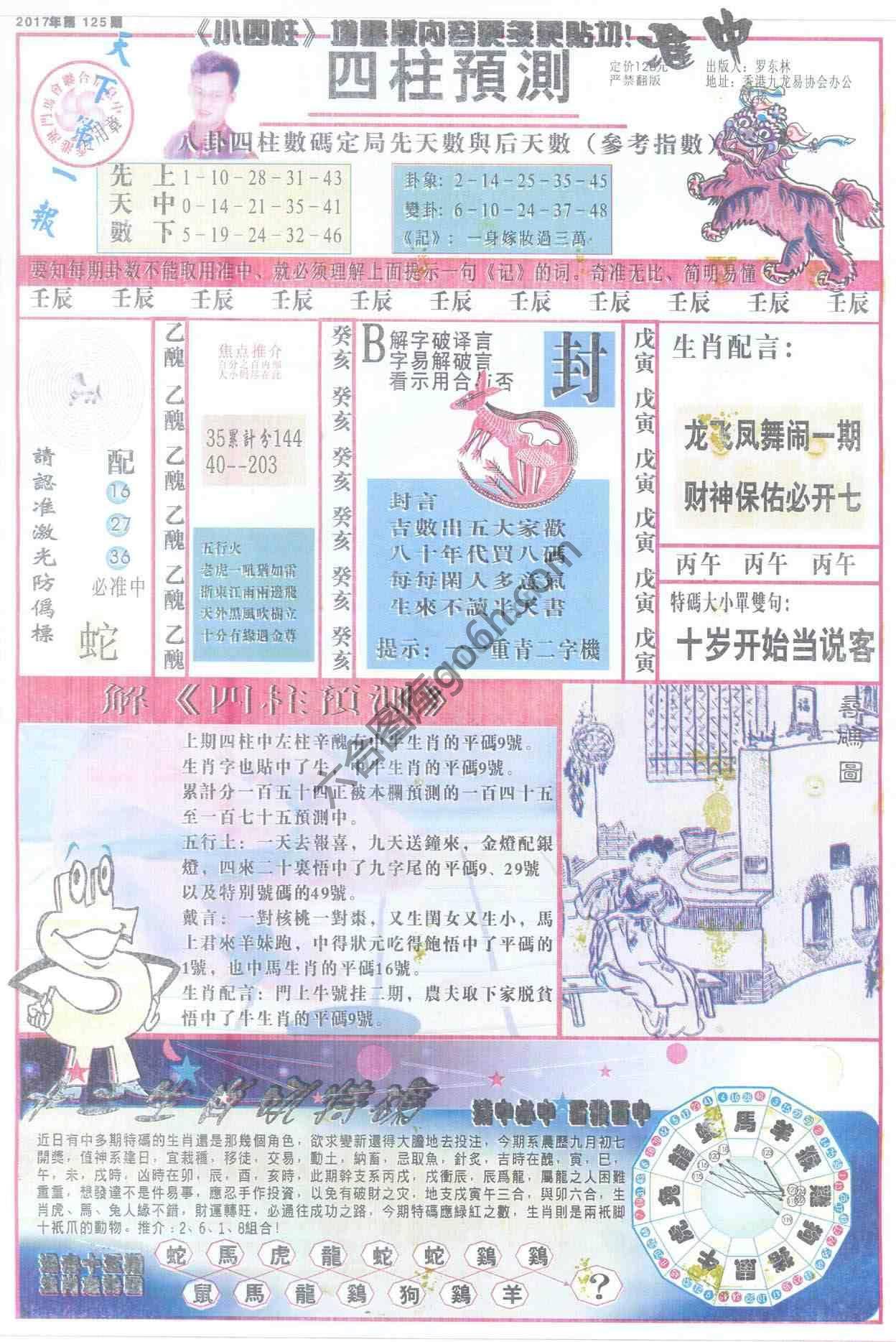 四柱预测